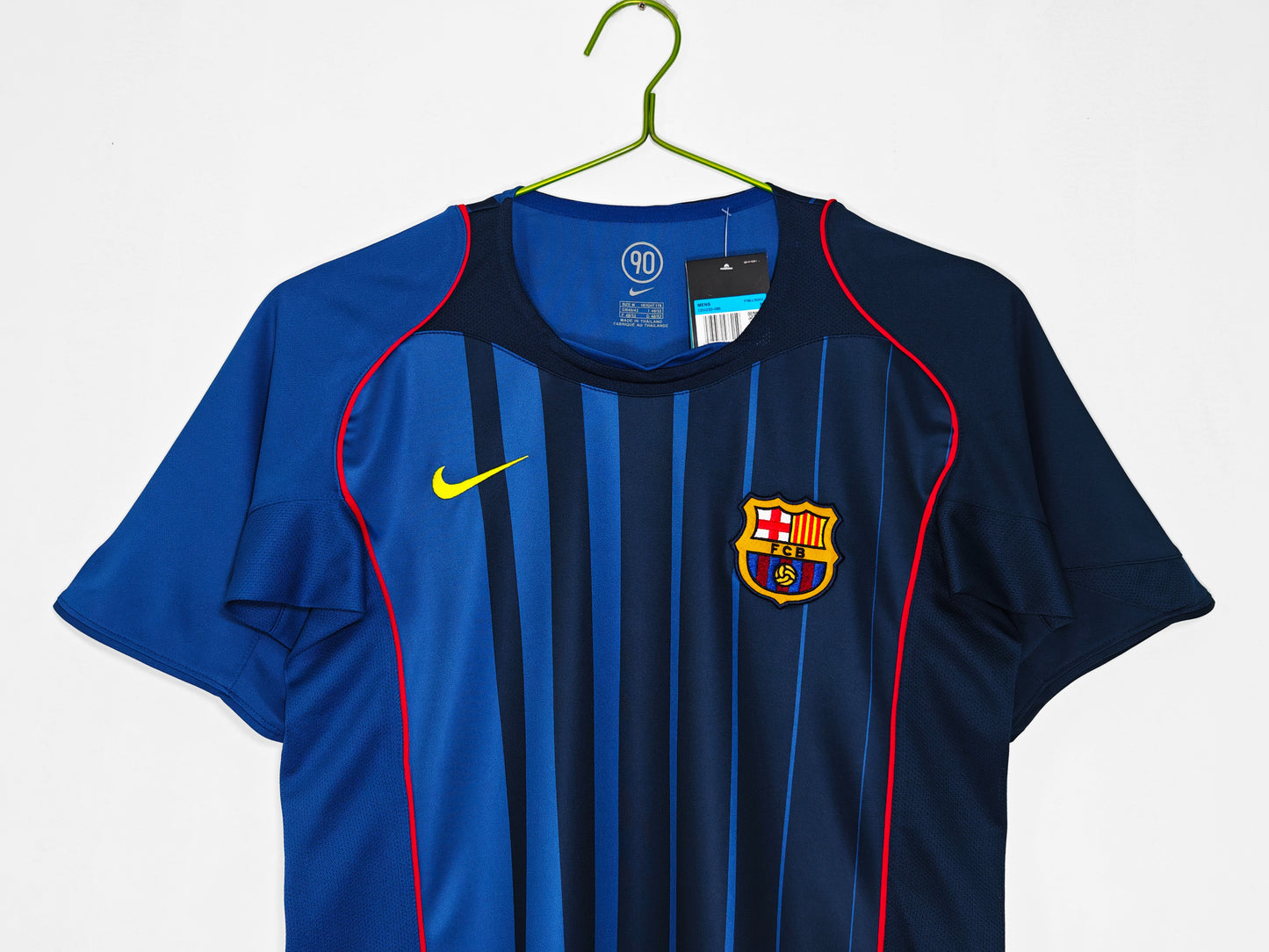 Barcelona 2004-2005 Away Blue Jersey