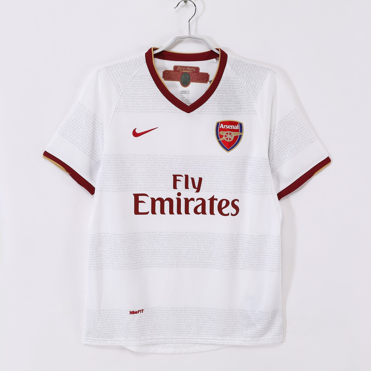 Maillot extérieur blanc Arsenal 2007-2008