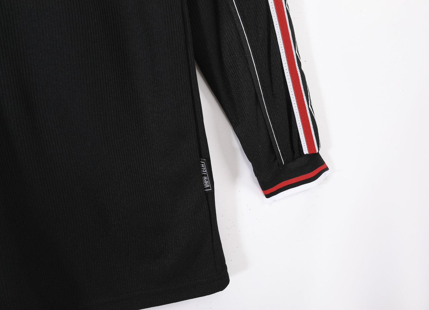 Maillot de football rétro Manchester United 1998-1999 extérieur noir manches longues