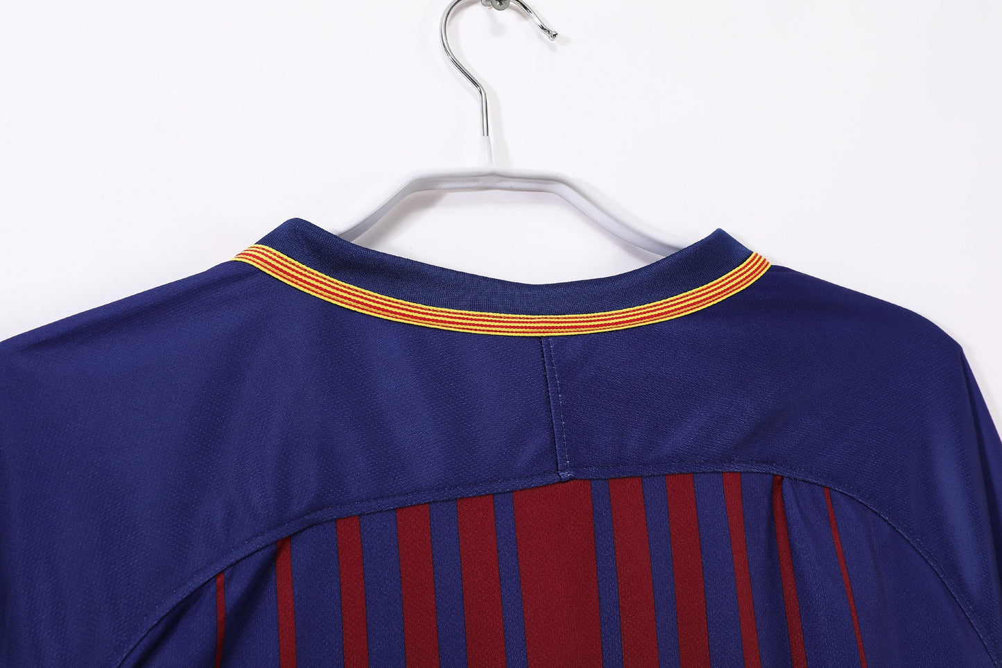 Maillot de Foot Rétro Manches Longues Domicile Barcelone 2017-2018