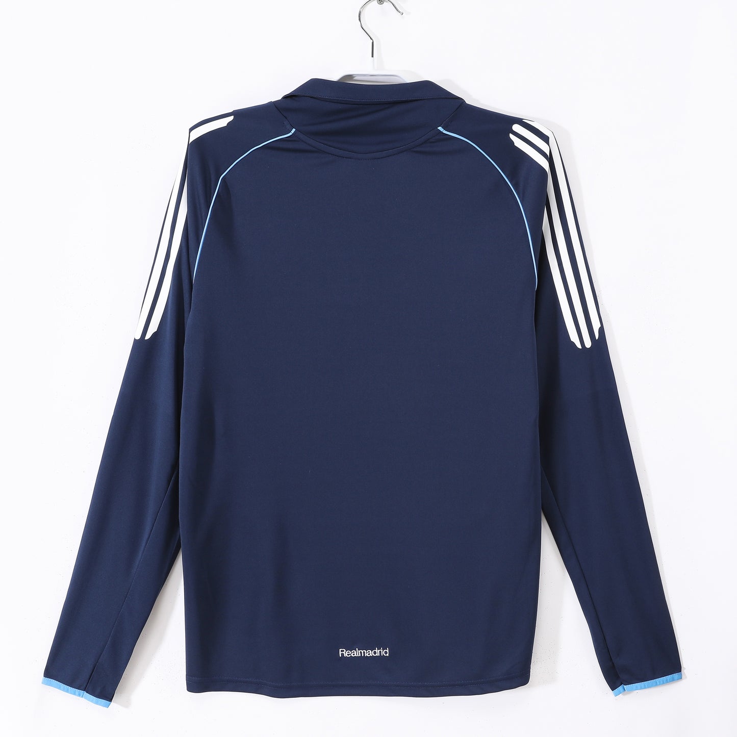 Maillot extérieur bleu à manches longues du Real Madrid 2005-2006