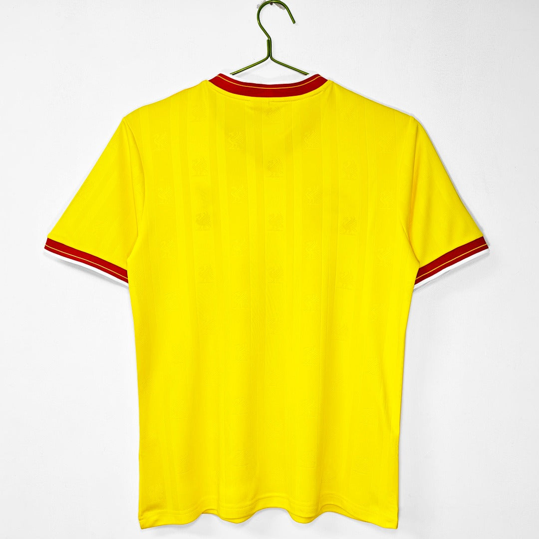 Maillot Jaune Extérieur de Liverpool 1985-1986