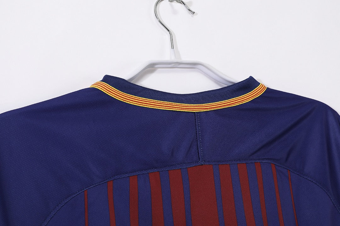 Maillot de football rétro domicile Barcelone 2017-2018