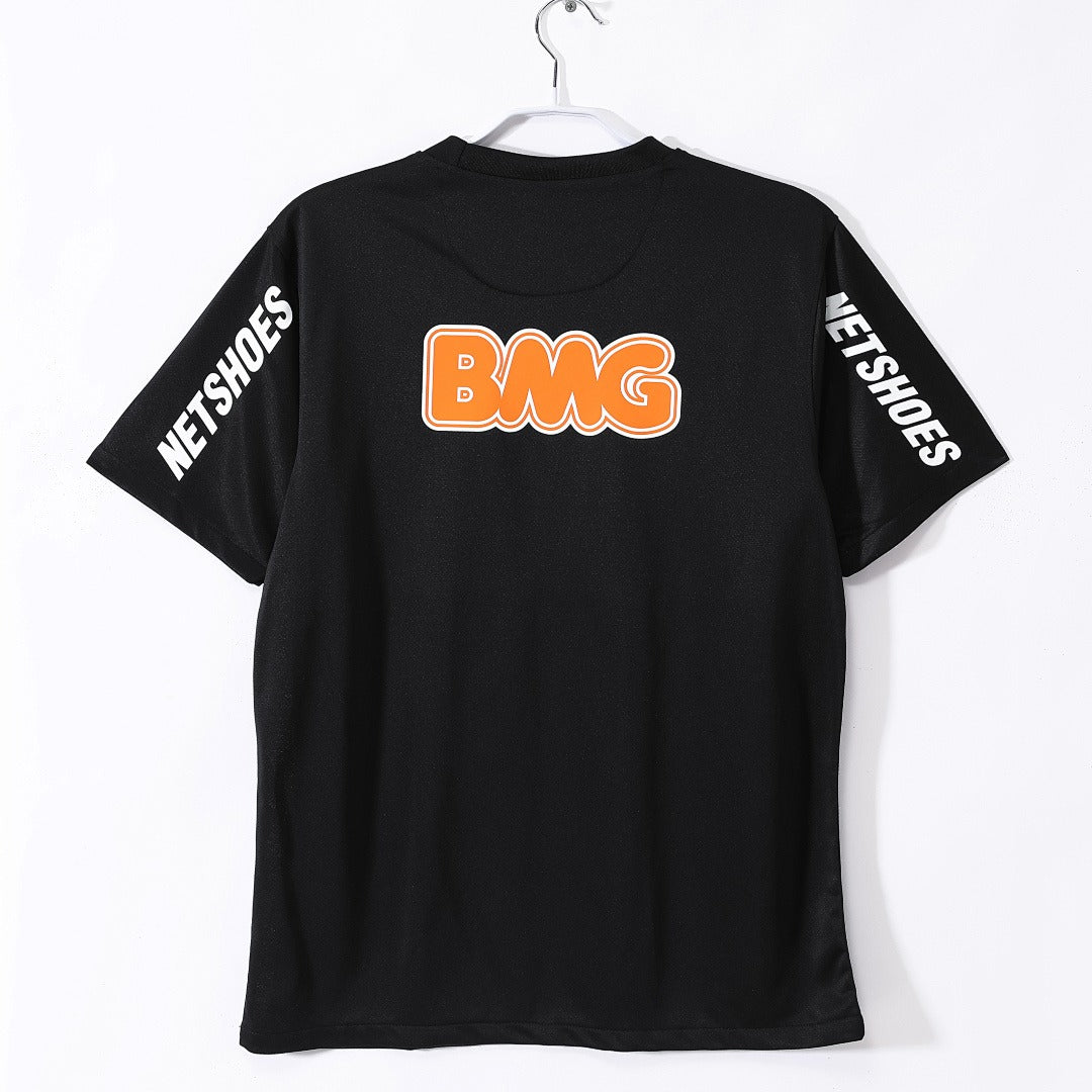 Camiseta de fútbol retro negra de visitante del Santos 2012-2013