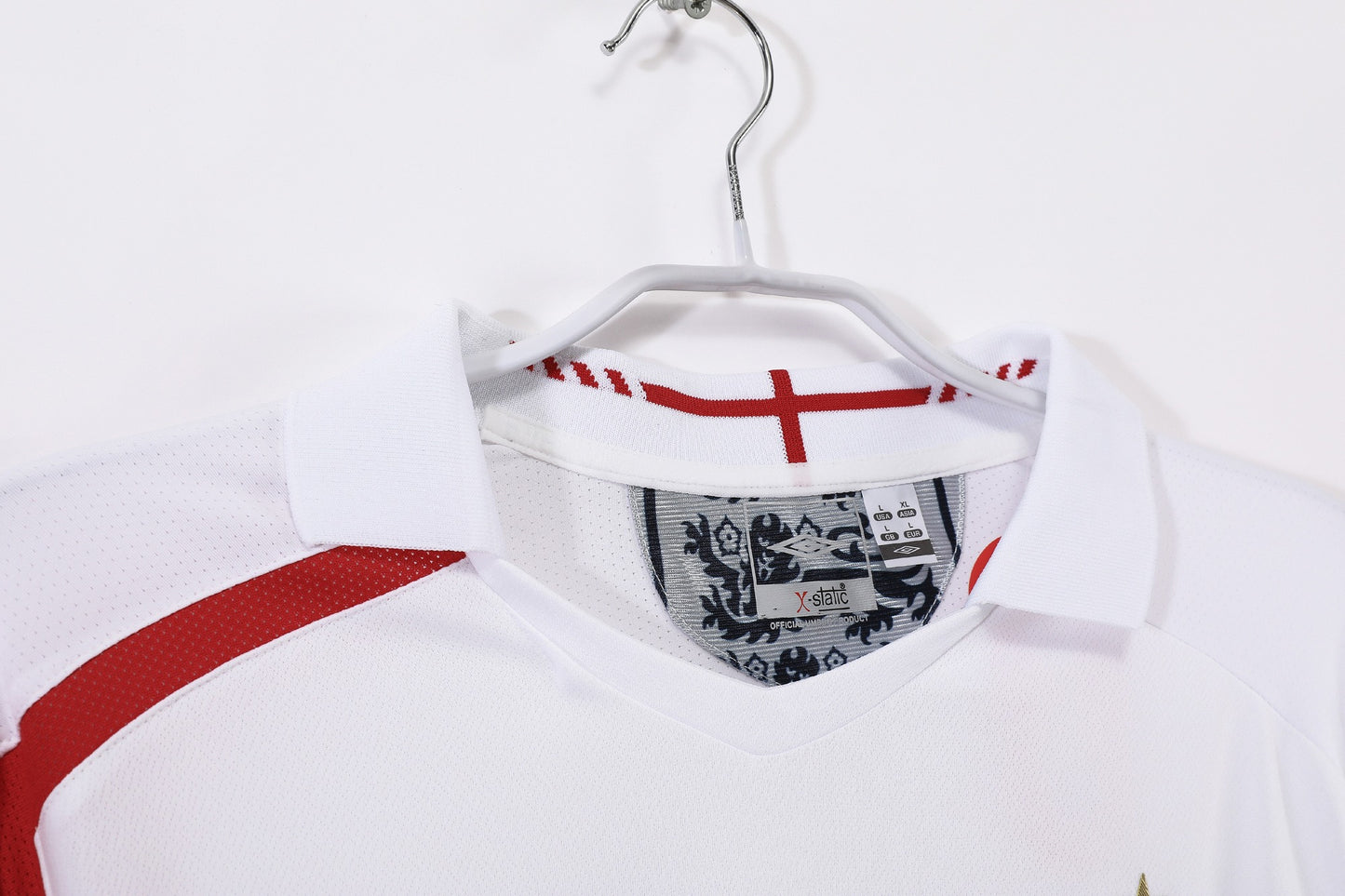 England 2006 Home Long Sleeve Retro Football Shirt
