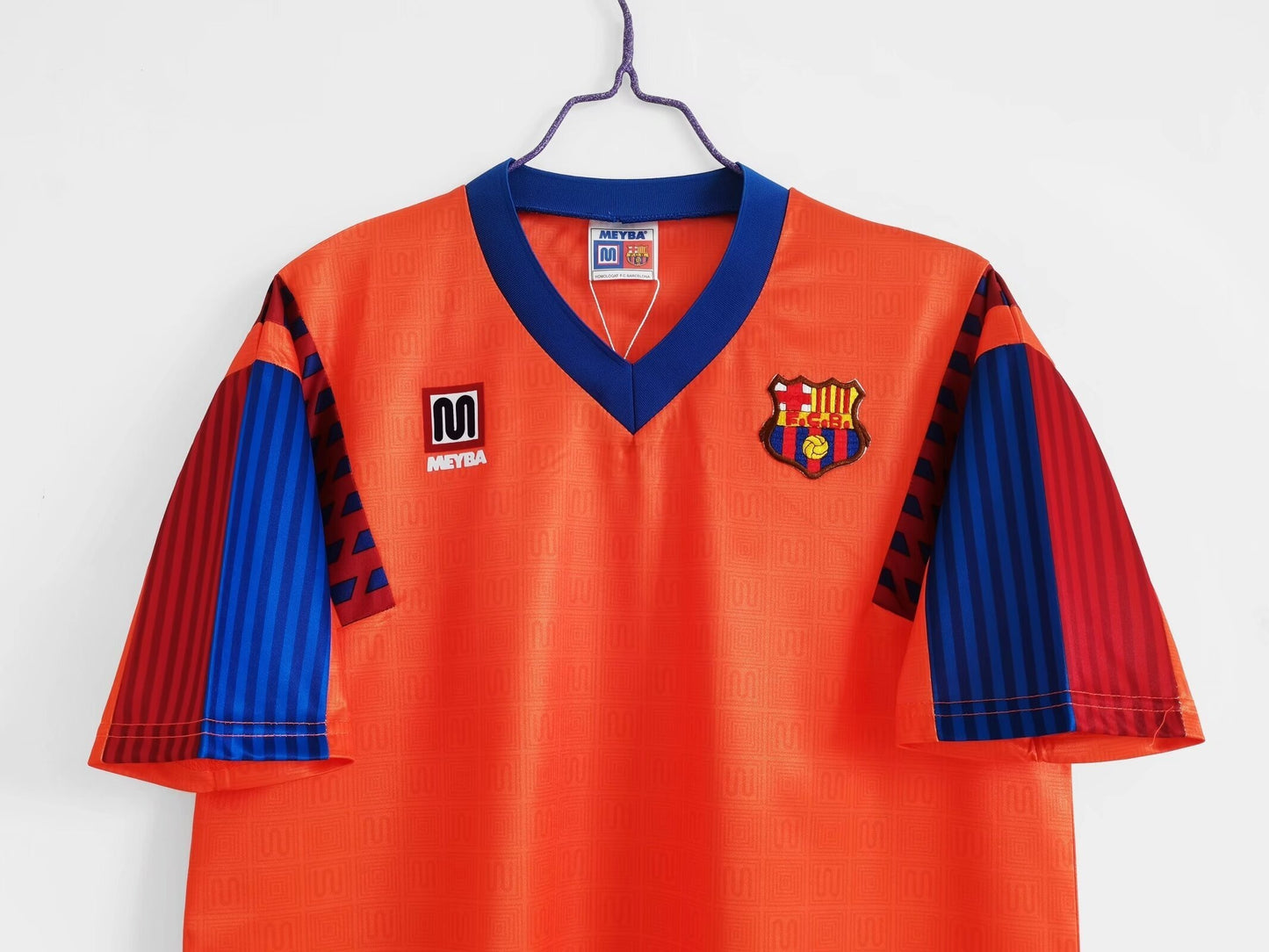 Barcelona 1991-1992 Away Orange Jersey