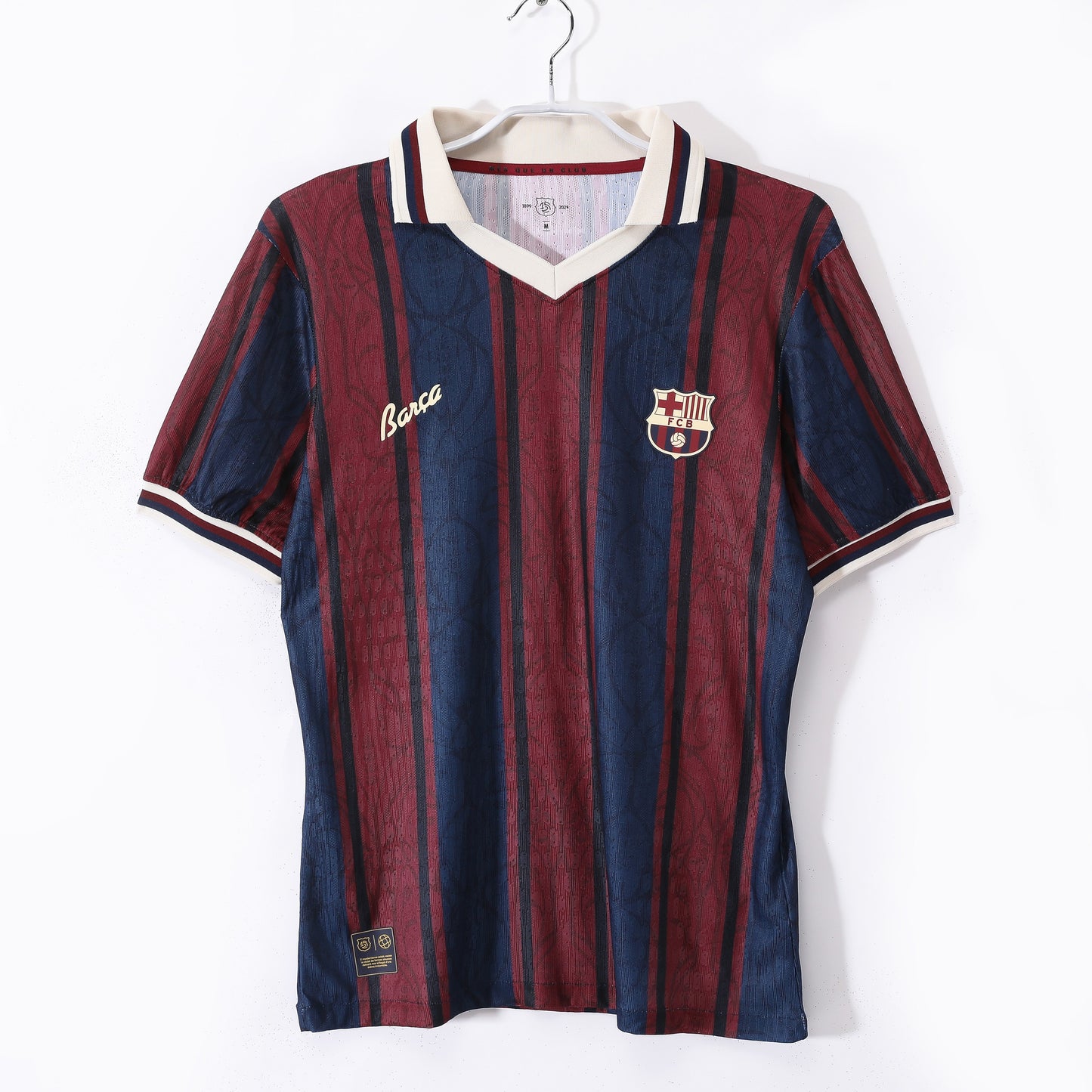 Maillot Rétro Domicile du FC Barcelone 125ème Anniversaire