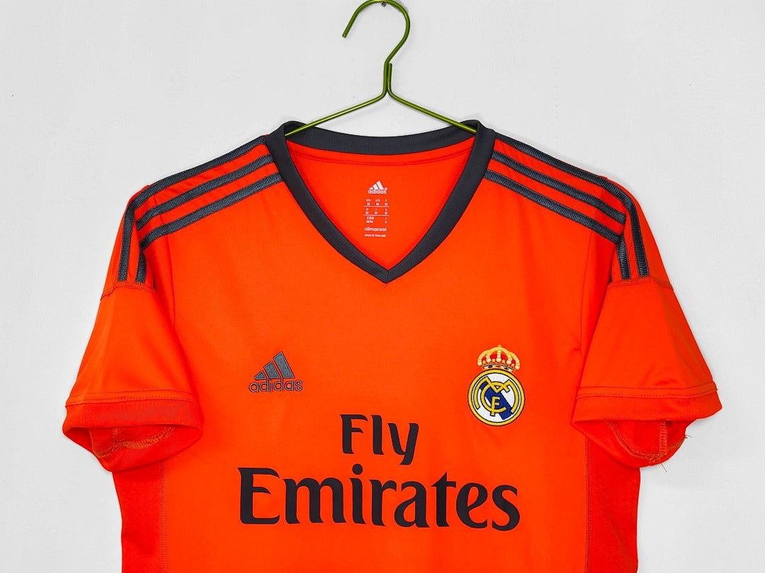 Camiseta Naranja de Visitante del Real Madrid 2013-2014