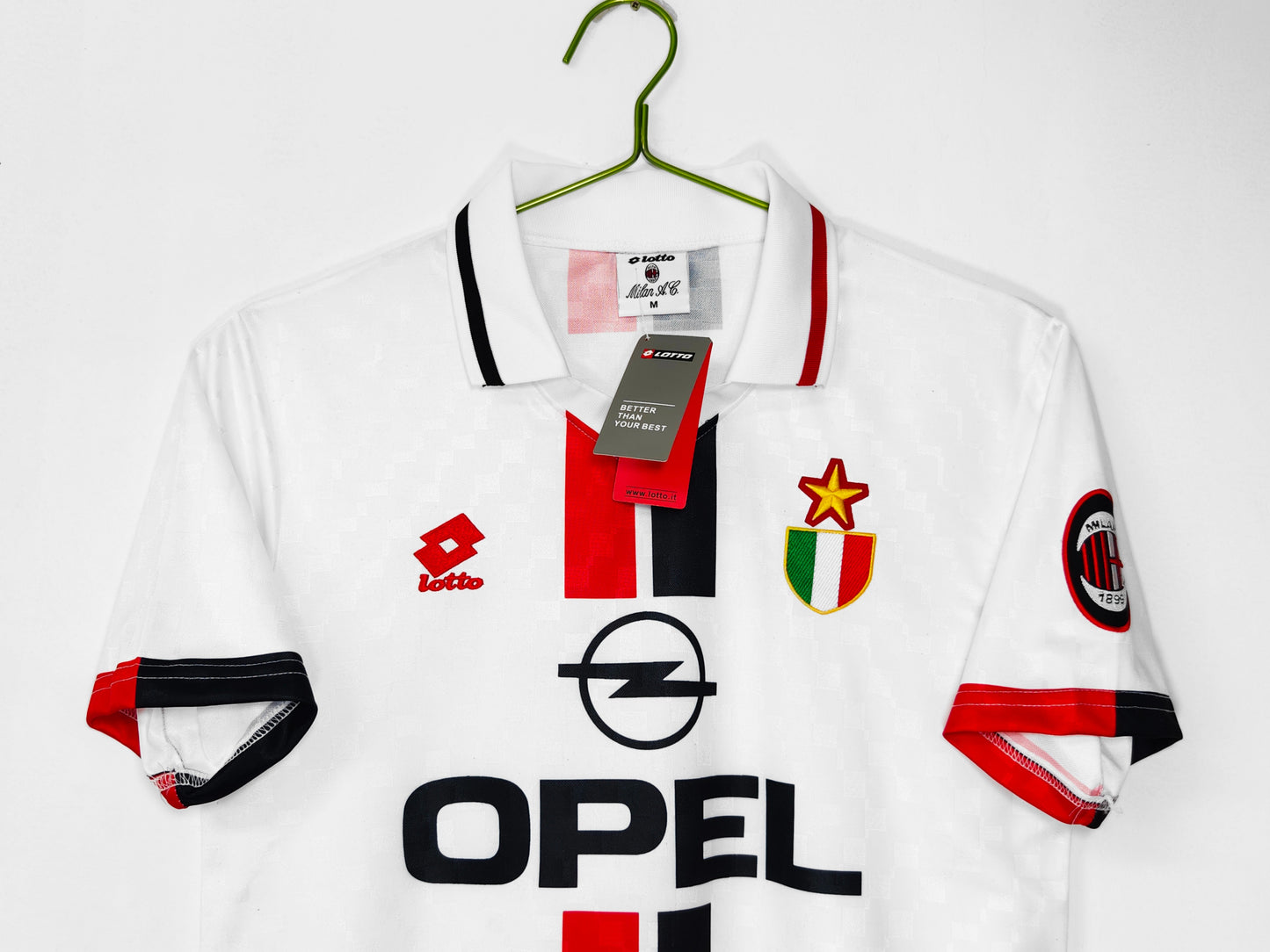 AC Milan 1996-1997 Away White Jersey