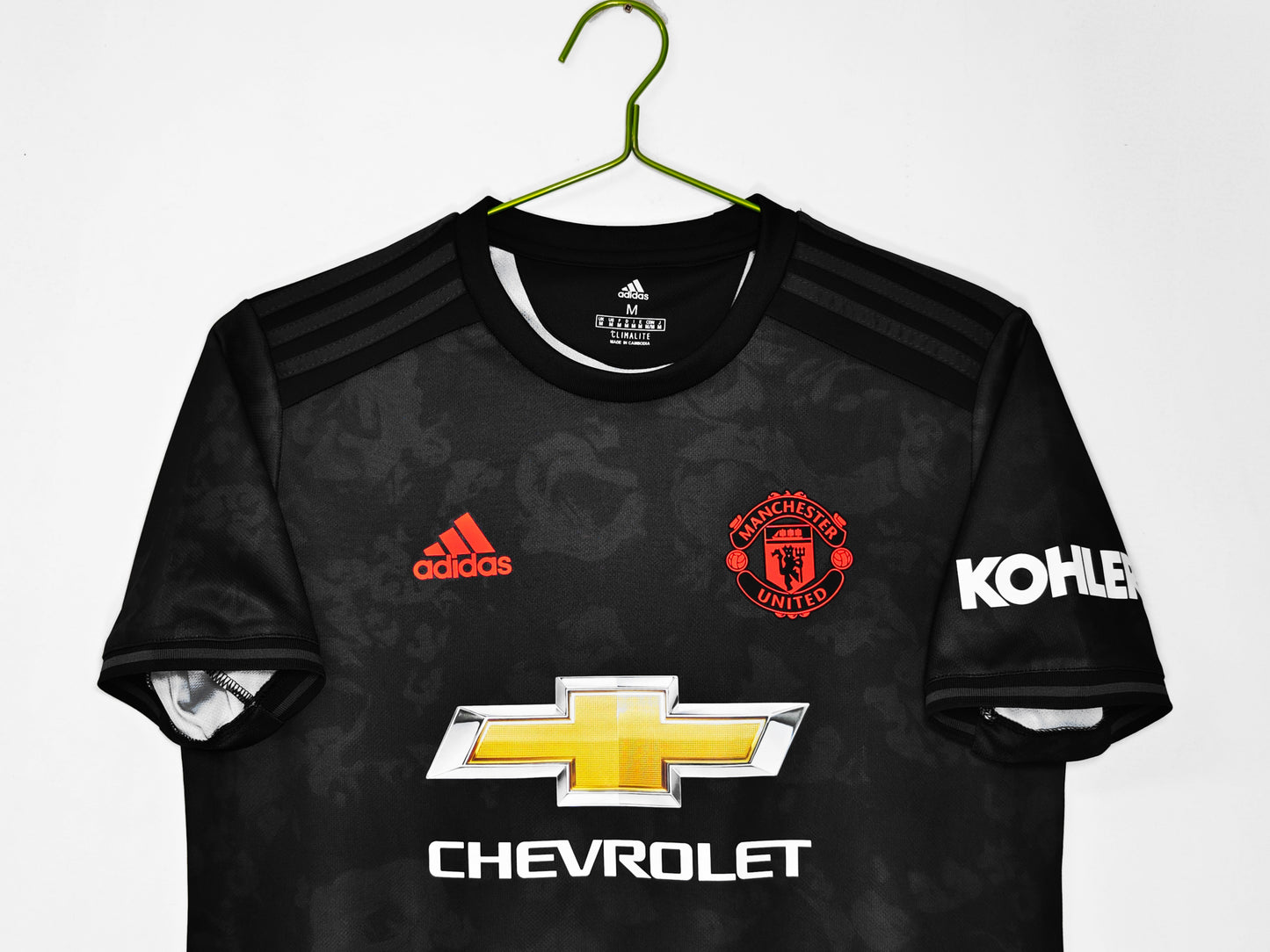 Maillot extérieur de Manchester United 2019-2020, deuxième version, noir