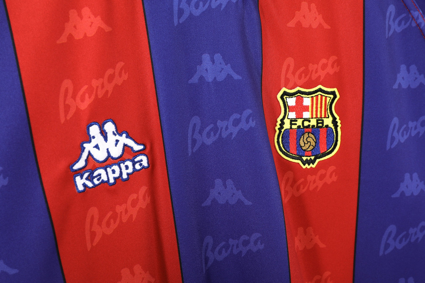 Barcelona 1995-1997 Home Long Sleeve Retro Football Shirt
