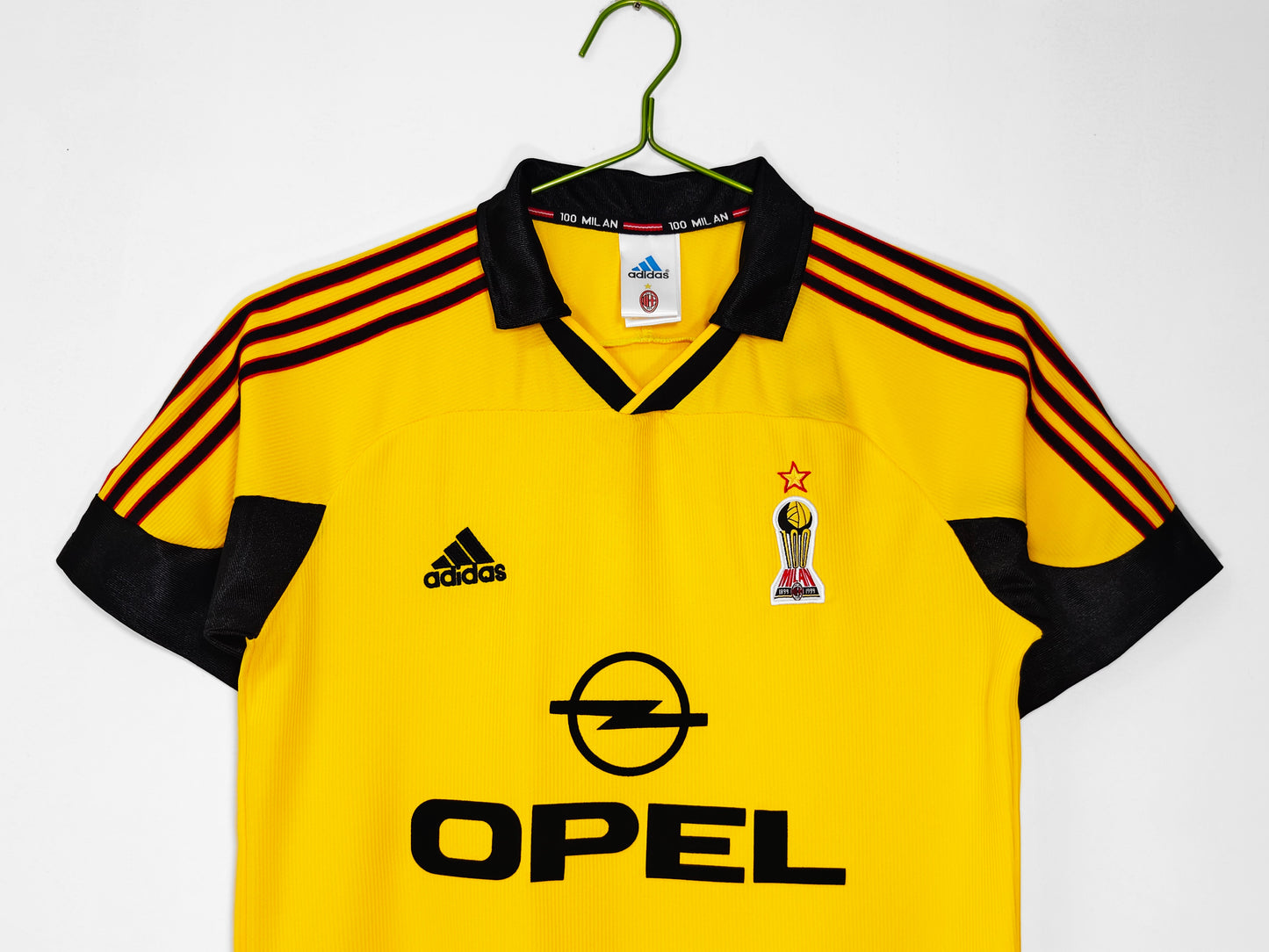 AC Milan 1999-2000 Away Yellow Jersey