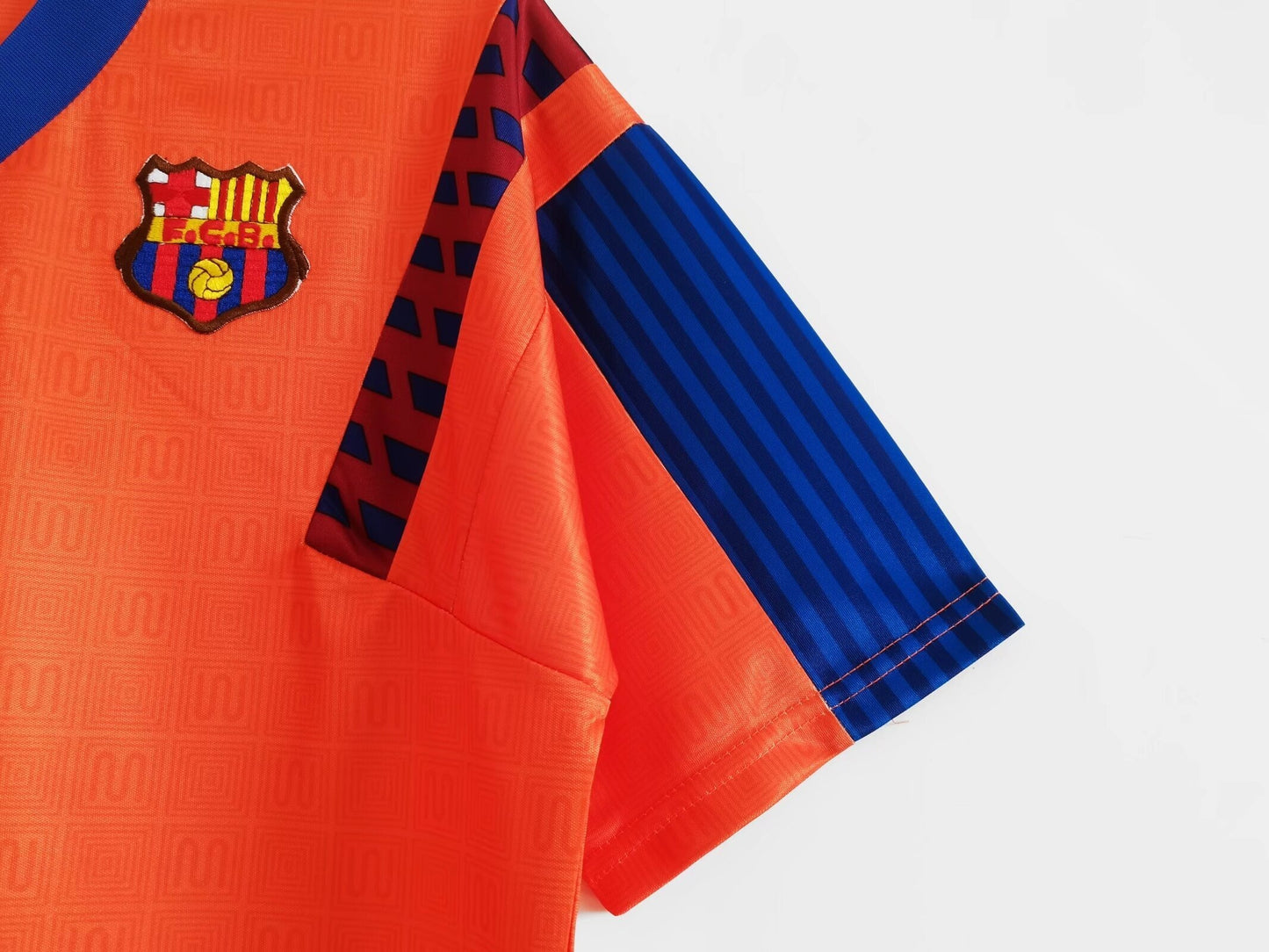 Barcelona 1991-1992 Away Orange Jersey
