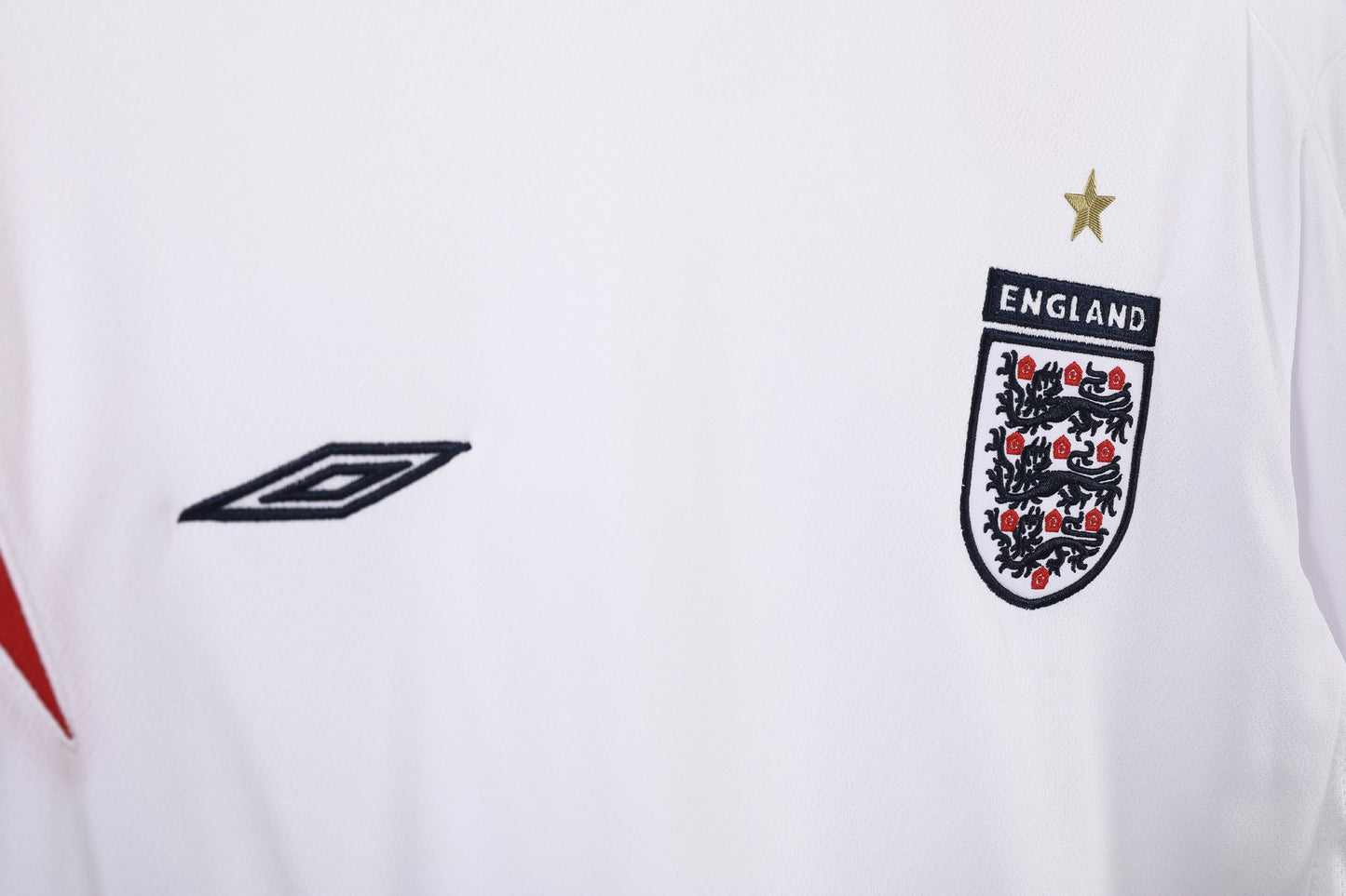 England 2006 Home Long Sleeve Retro Football Shirt