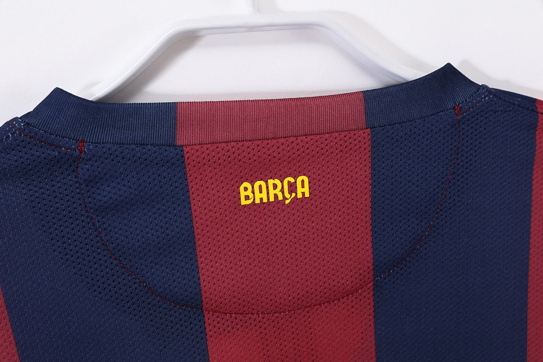 Maillot Domicile Manches Longues Barcelone 2014-2015