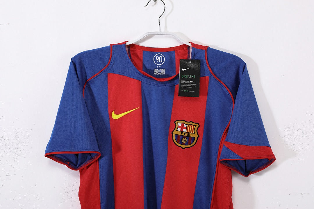 Camiseta de Fútbol Retro Local Barcelona 2004-2005