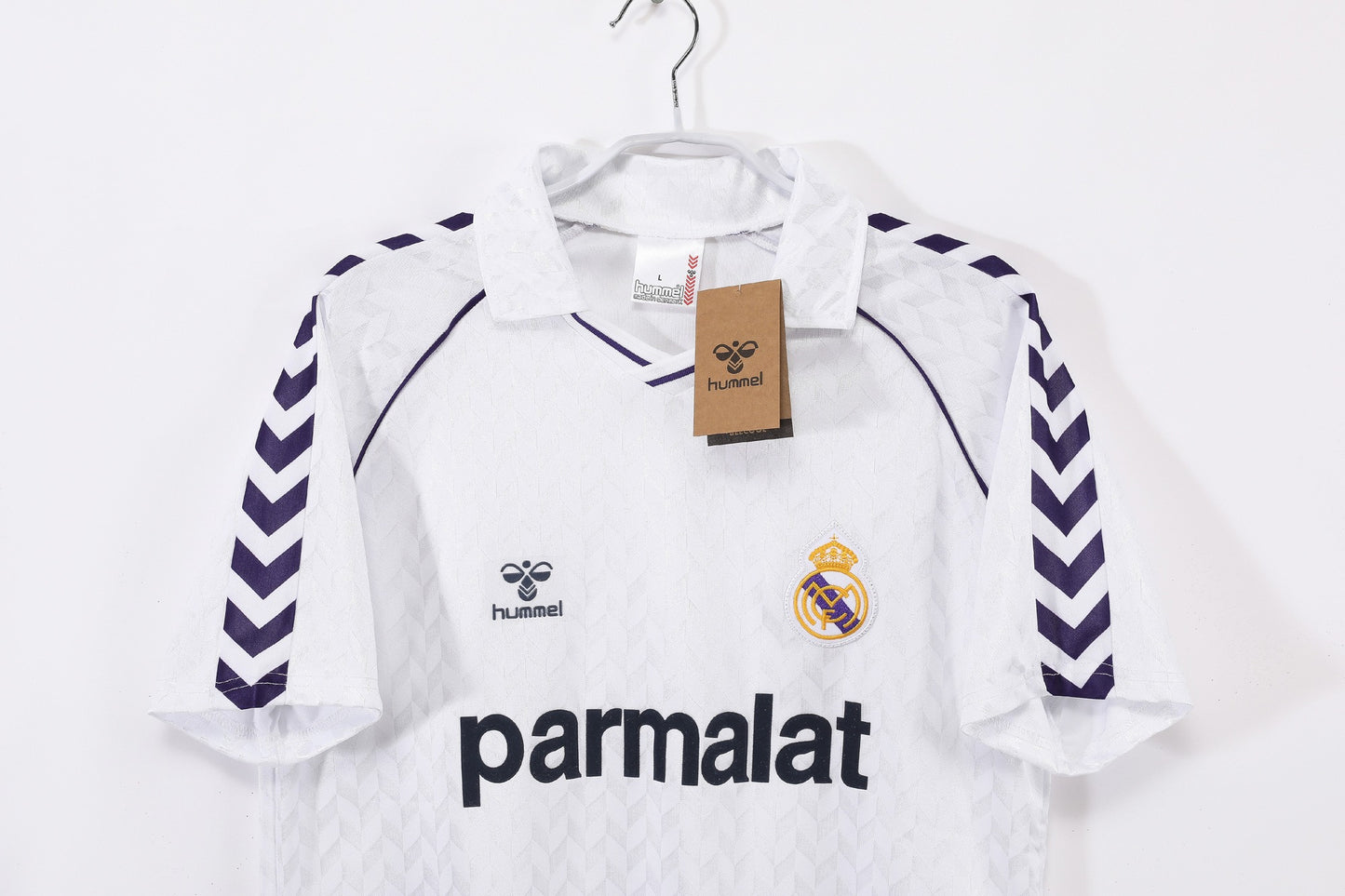 Camiseta de fútbol retro del Real Madrid 1986-1987 local