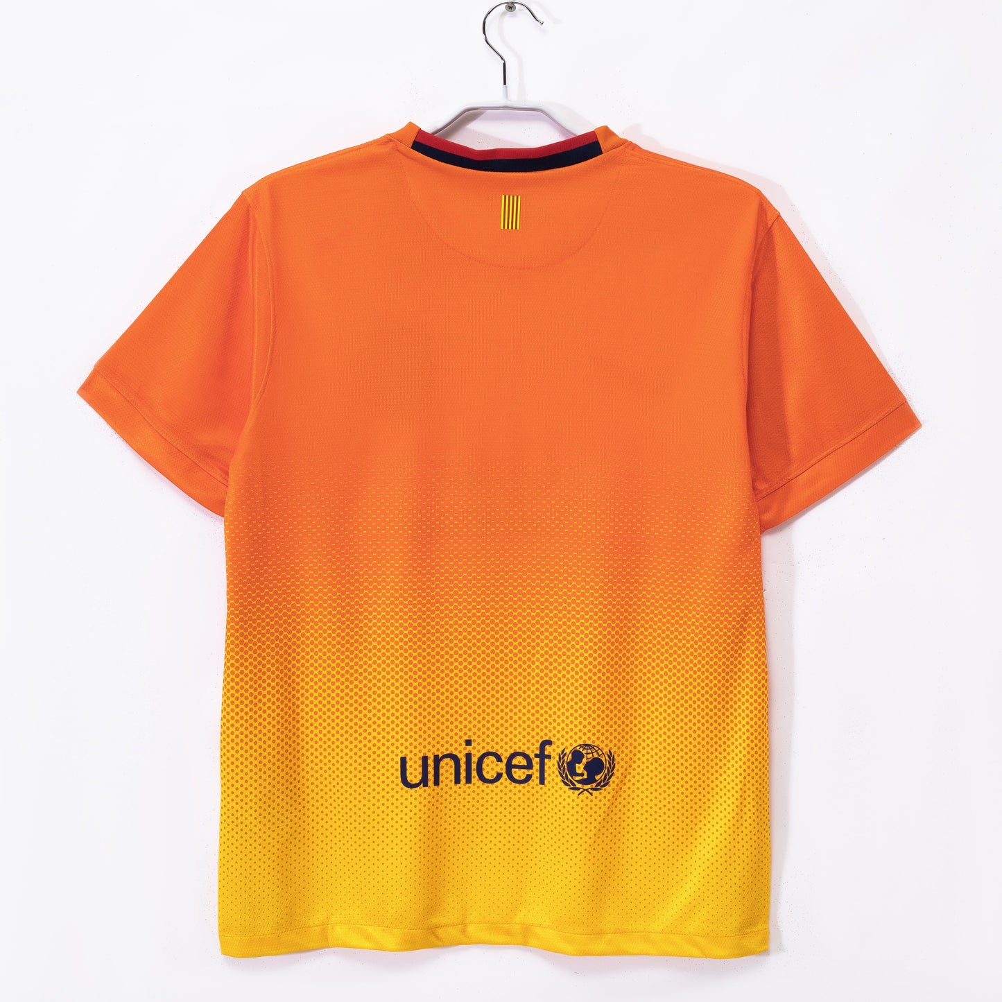Barcelona 2012-2013 Away Orange Retro Football Shirt