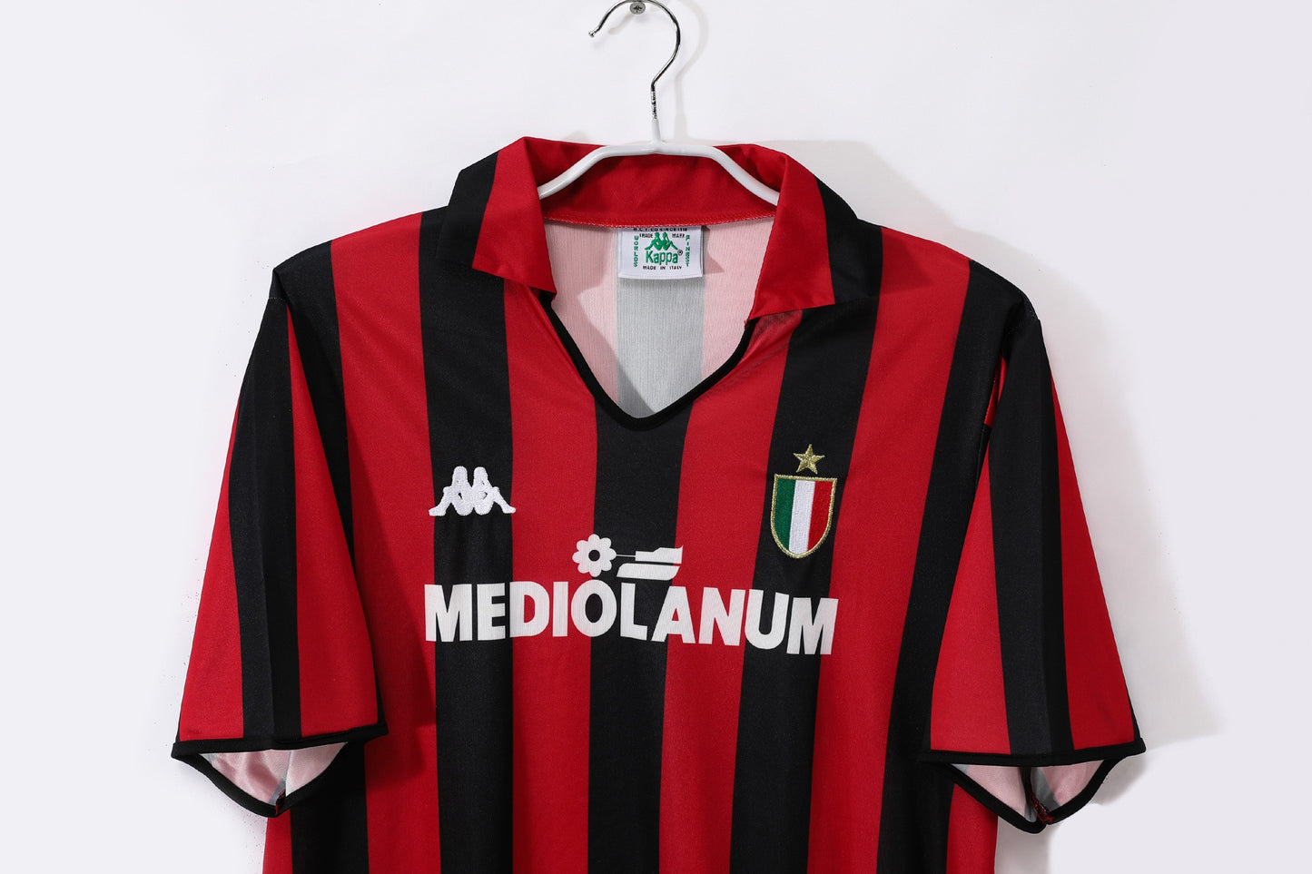 Maillot de football rétro domicile AC Milan 1988-1989