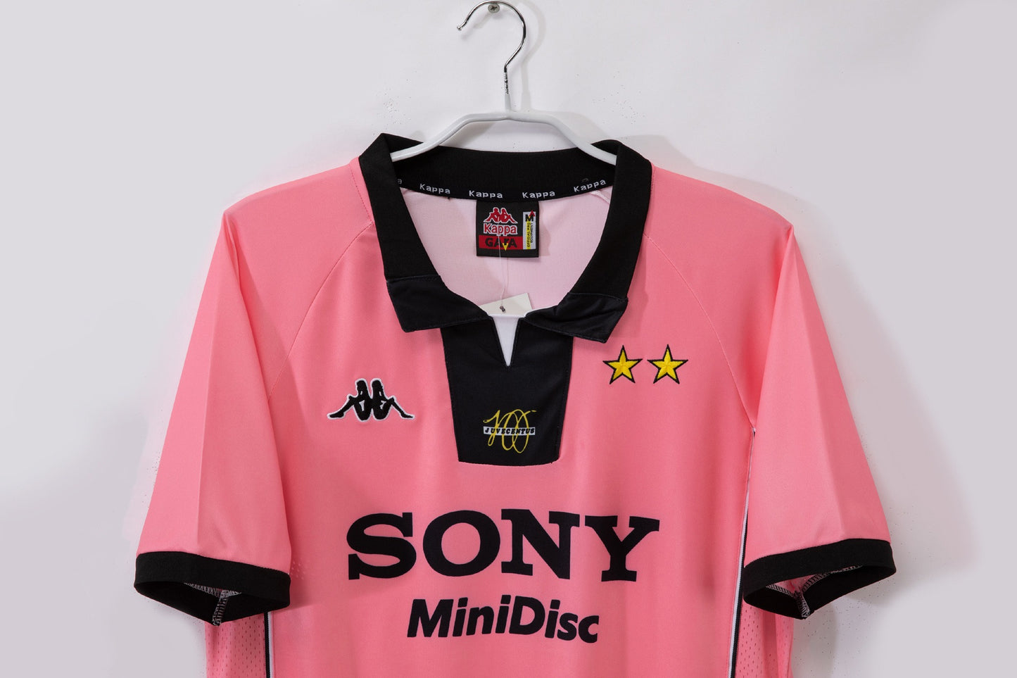 Camiseta de Fútbol Retro Rosa Visitante Juventus 1997-1998