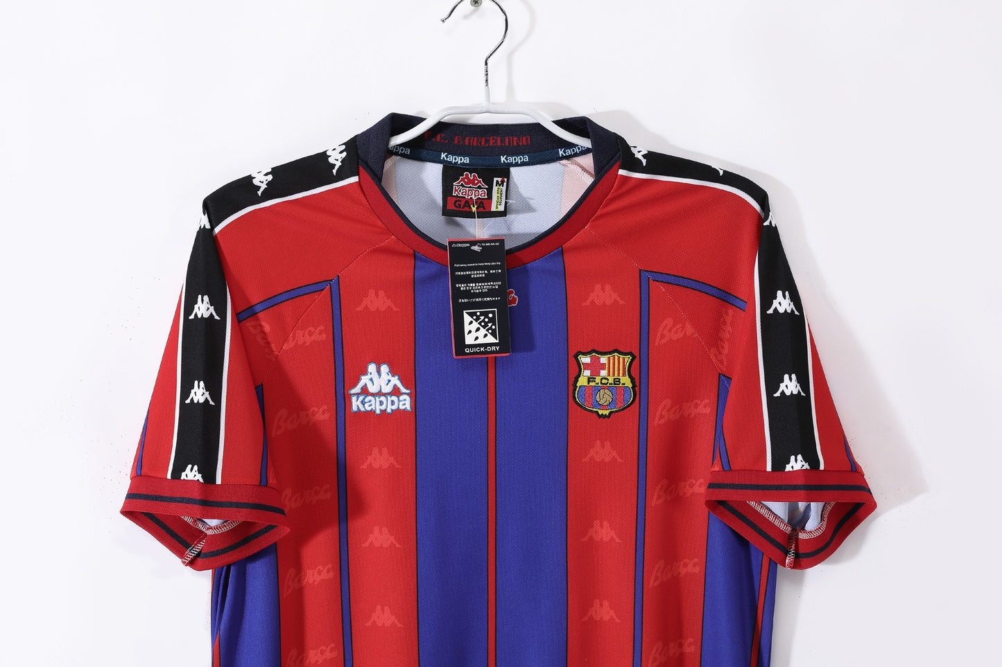 Maillot de Foot Rétro Domicile Barcelone 1997-1998