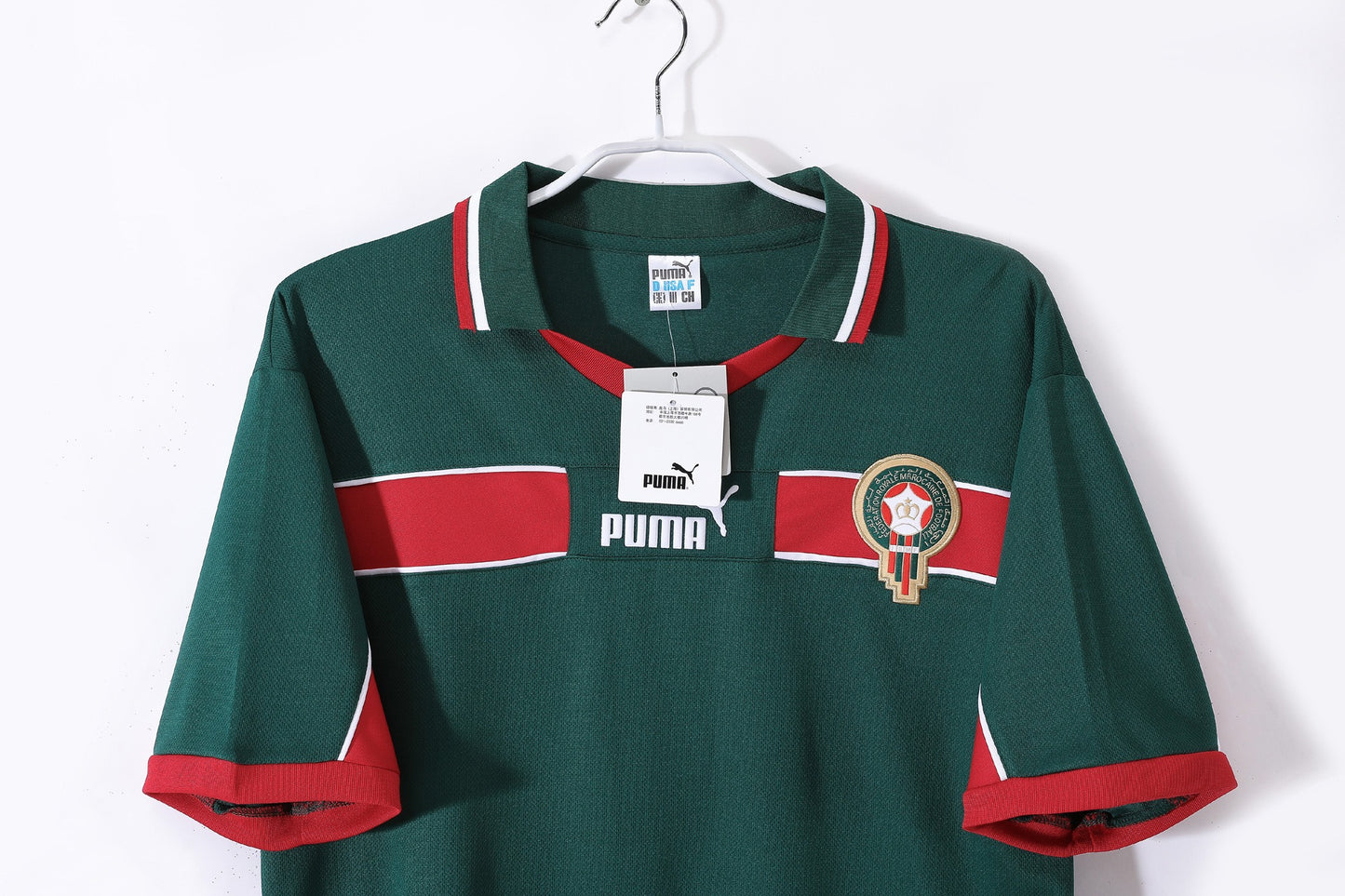 Camiseta de fútbol retro Marruecos 1998 (local)