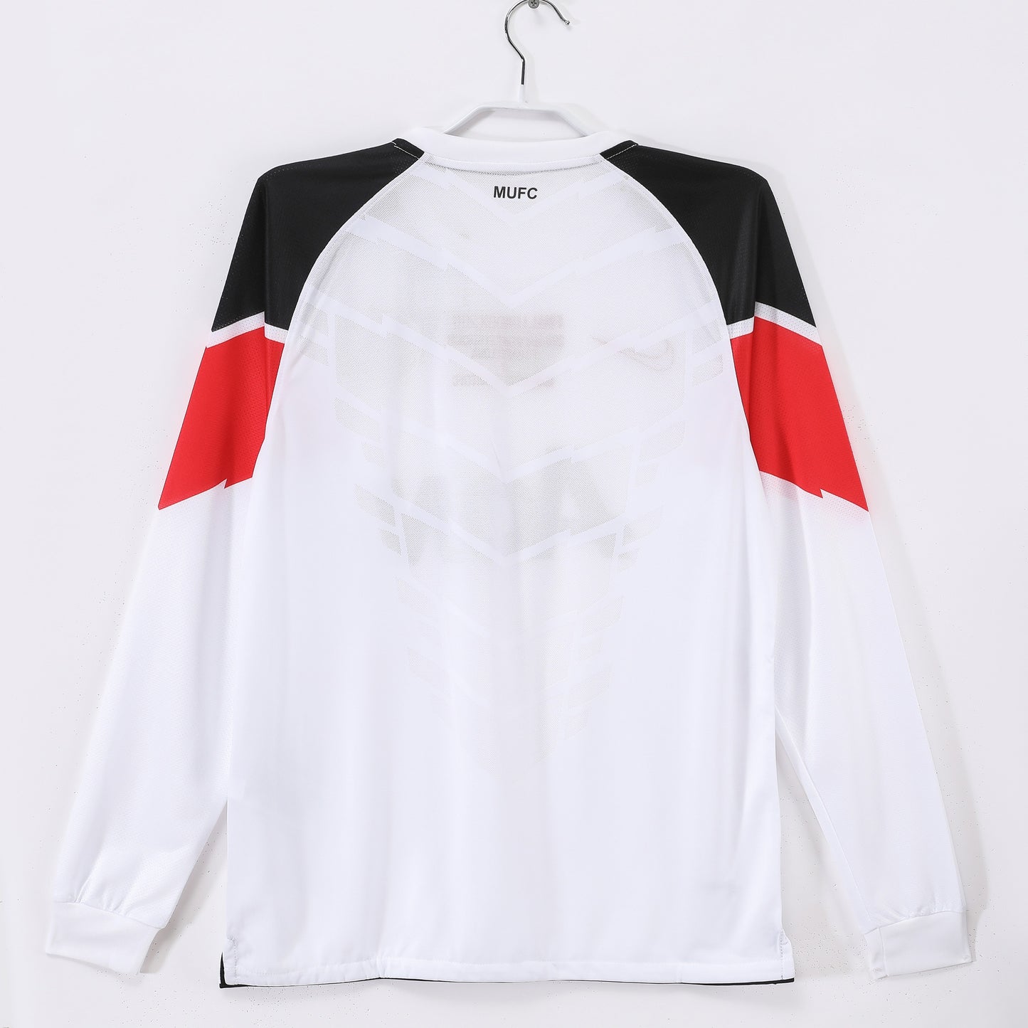Maillot extérieur blanc manches longues Manchester United 2010-2011
