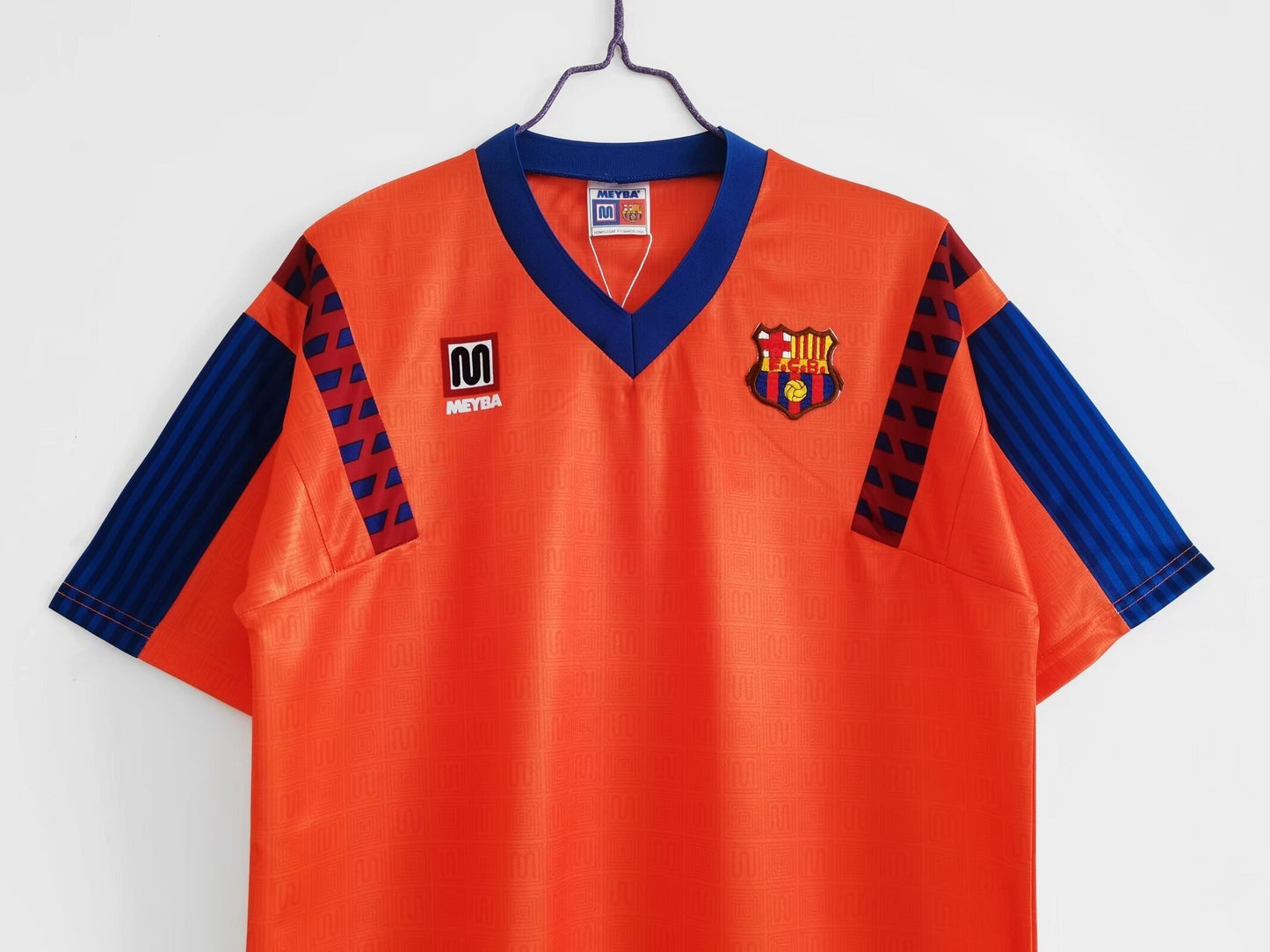 Barcelona 1991-1992 Away Orange Jersey