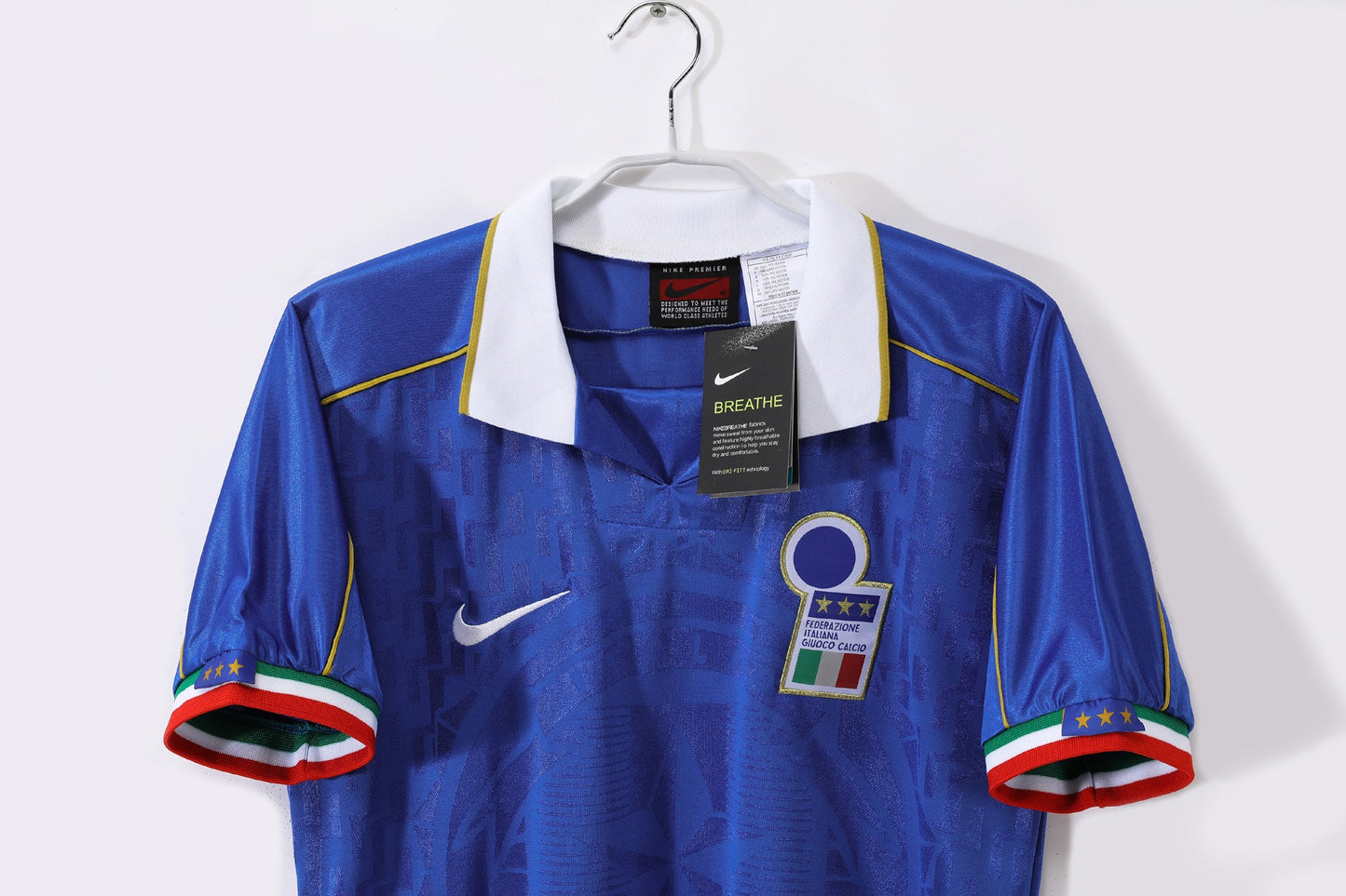 Camiseta de fútbol retro local Italia 1995