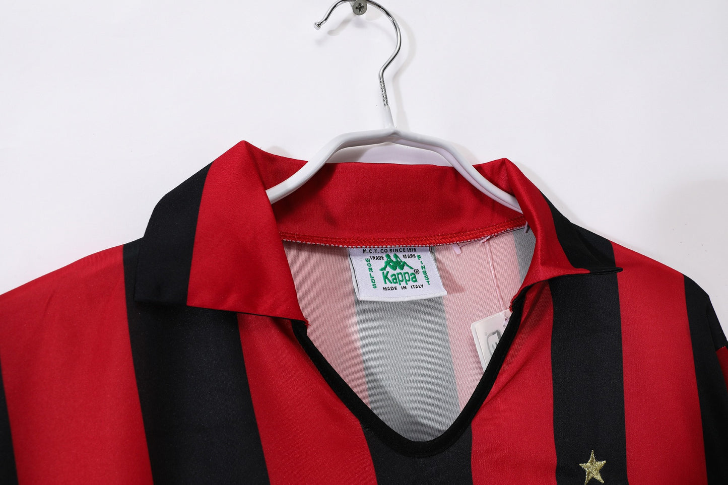 Maillot de football rétro AC Milan domicile 1988-1989 manches longues