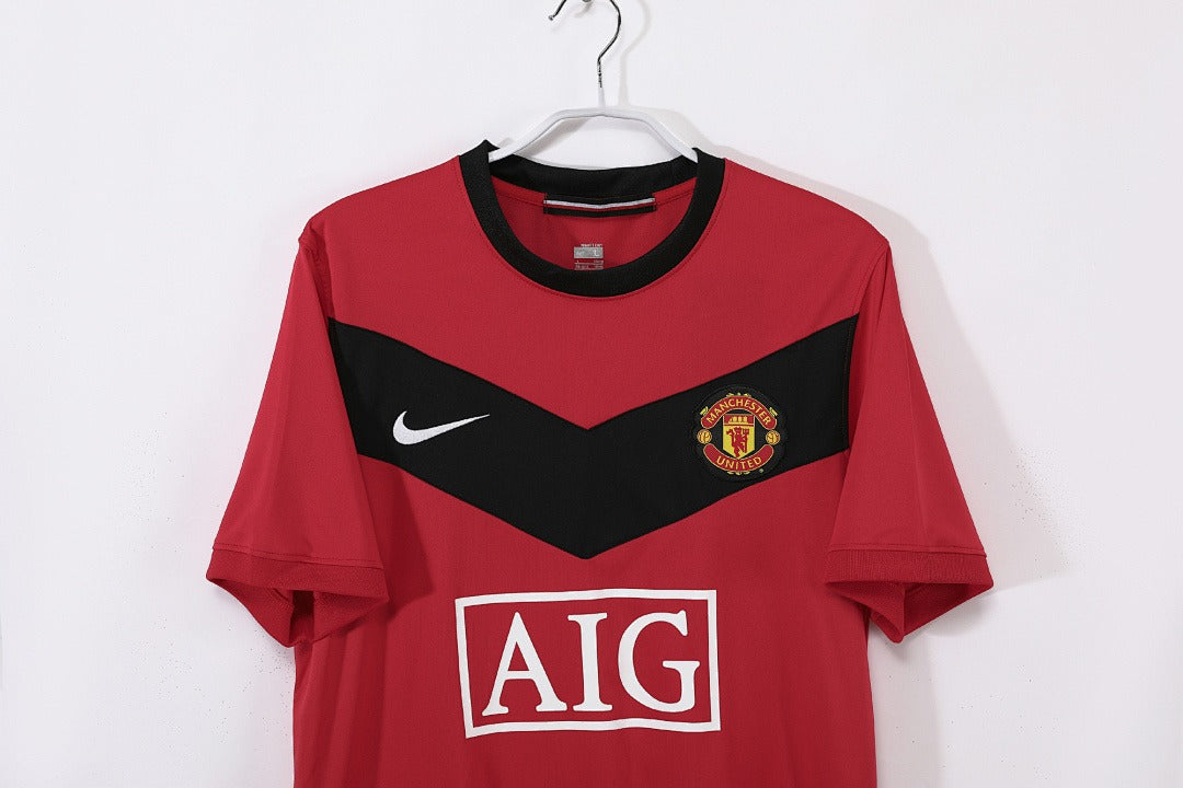 Maillot de football rétro domicile Manchester United 2010