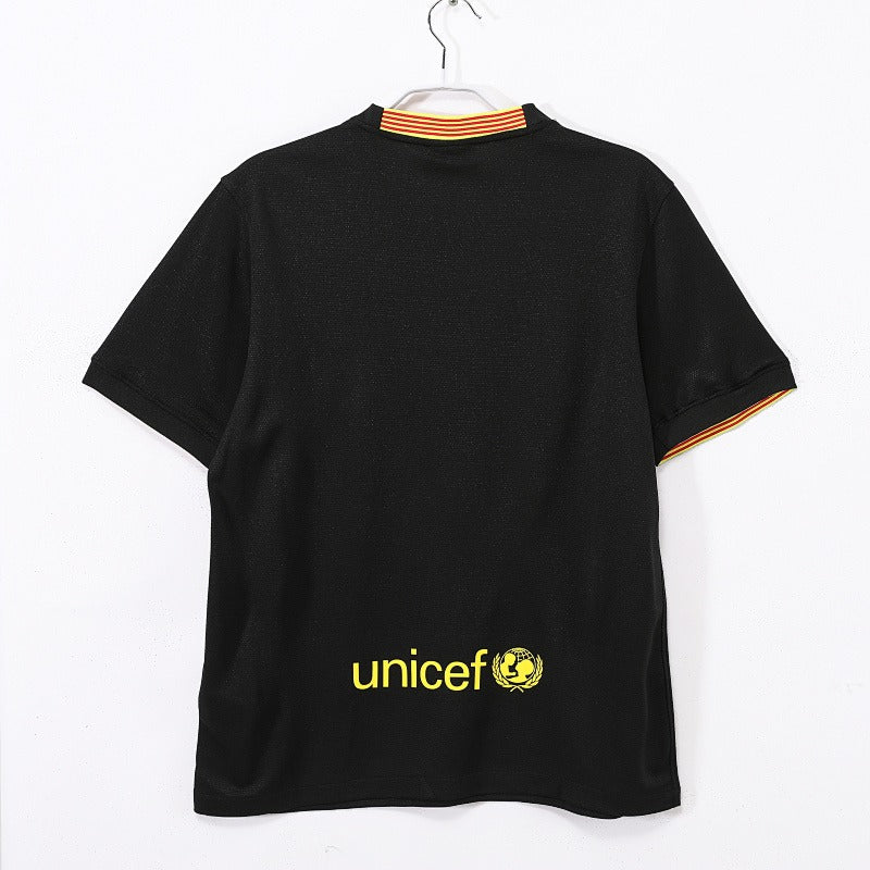 Maillot de football rétro extérieur noir Barcelone 2013-2014