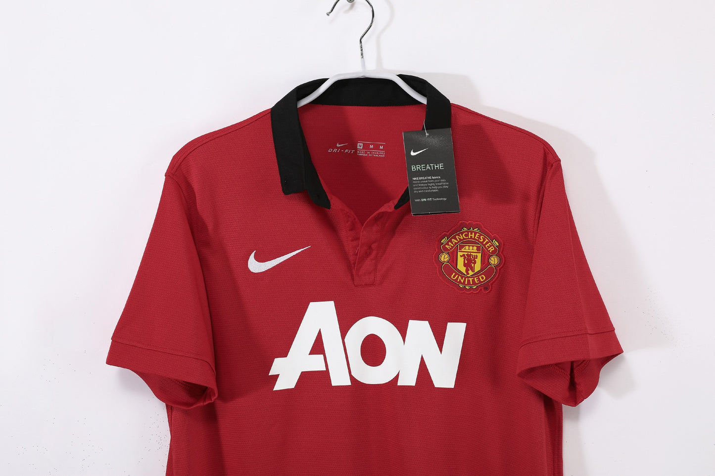 Maillot de football rétro domicile Manchester United 2013-2014