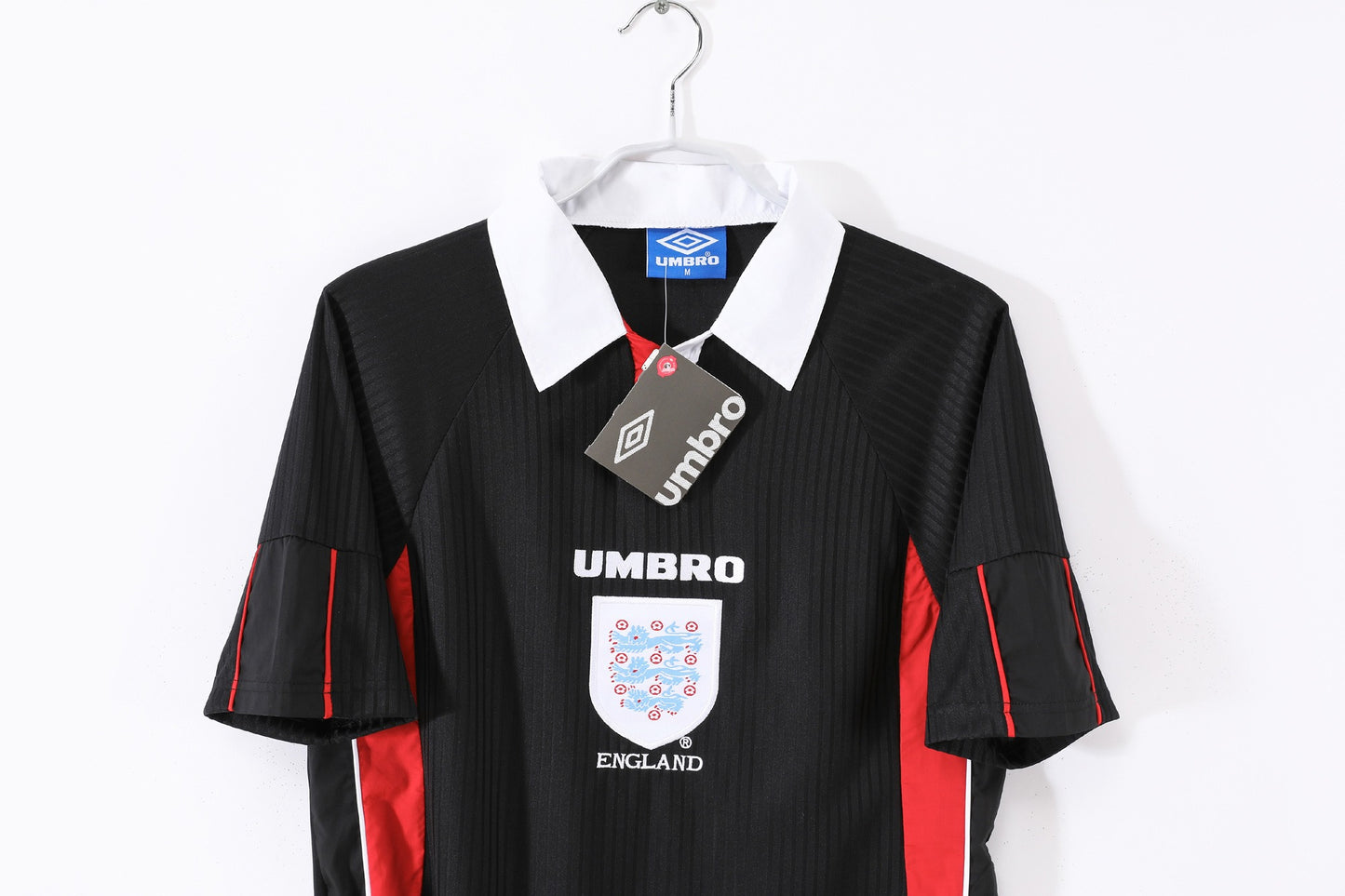 England 1998 Second Away Black Jersey