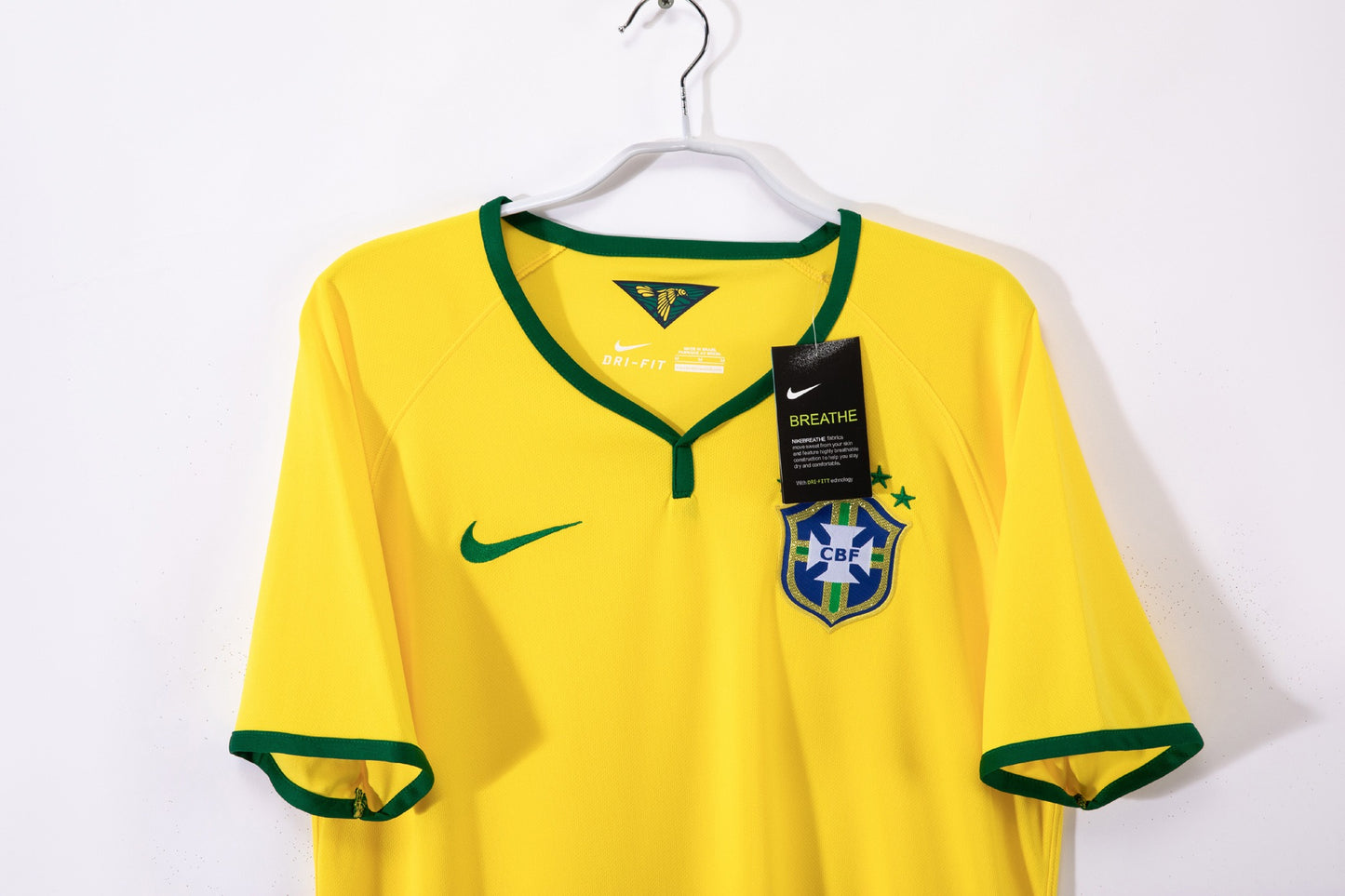 Maillot de football rétro domicile Brésil 2014
