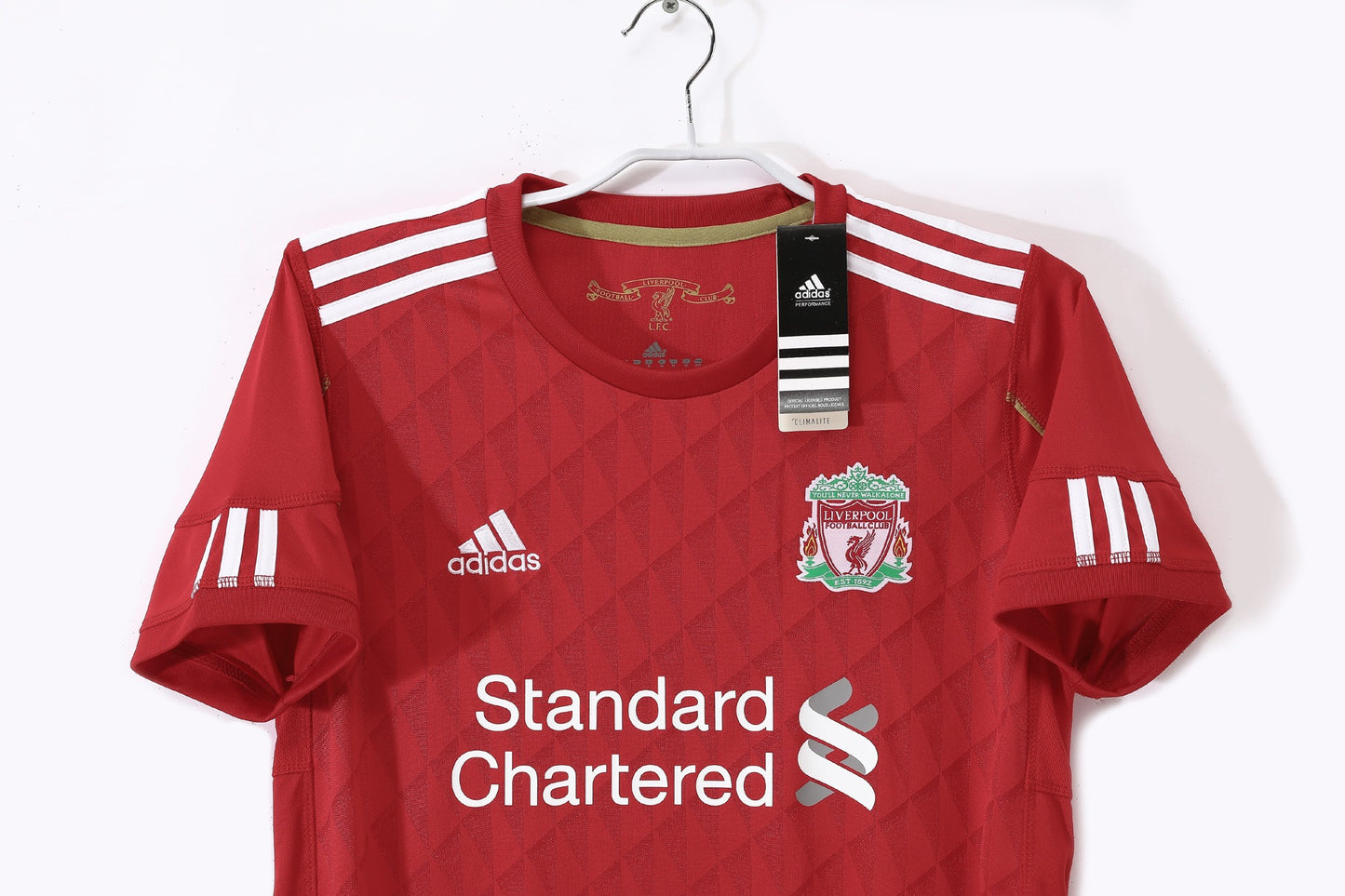 Maillot de foot rétro domicile Liverpool 2010-2011