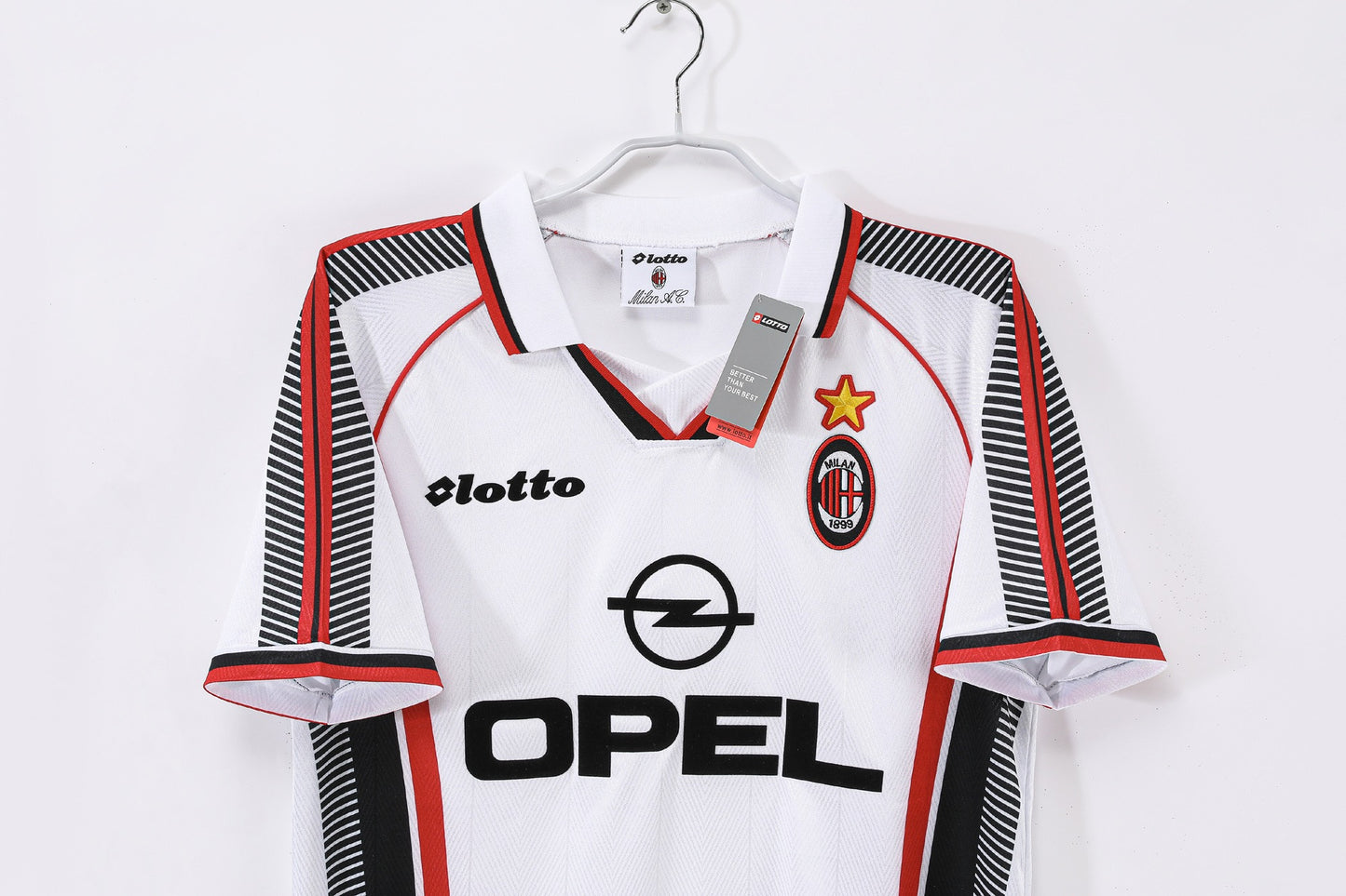 AC Milan 1997-1998 Away White Jersey
