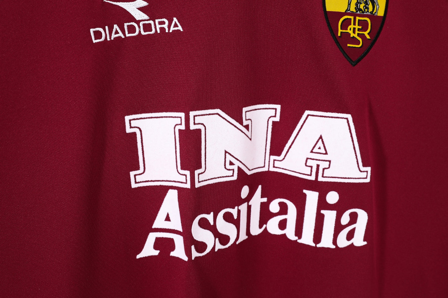 Camiseta de fútbol retro del AS Roma 1998-1999 (local)