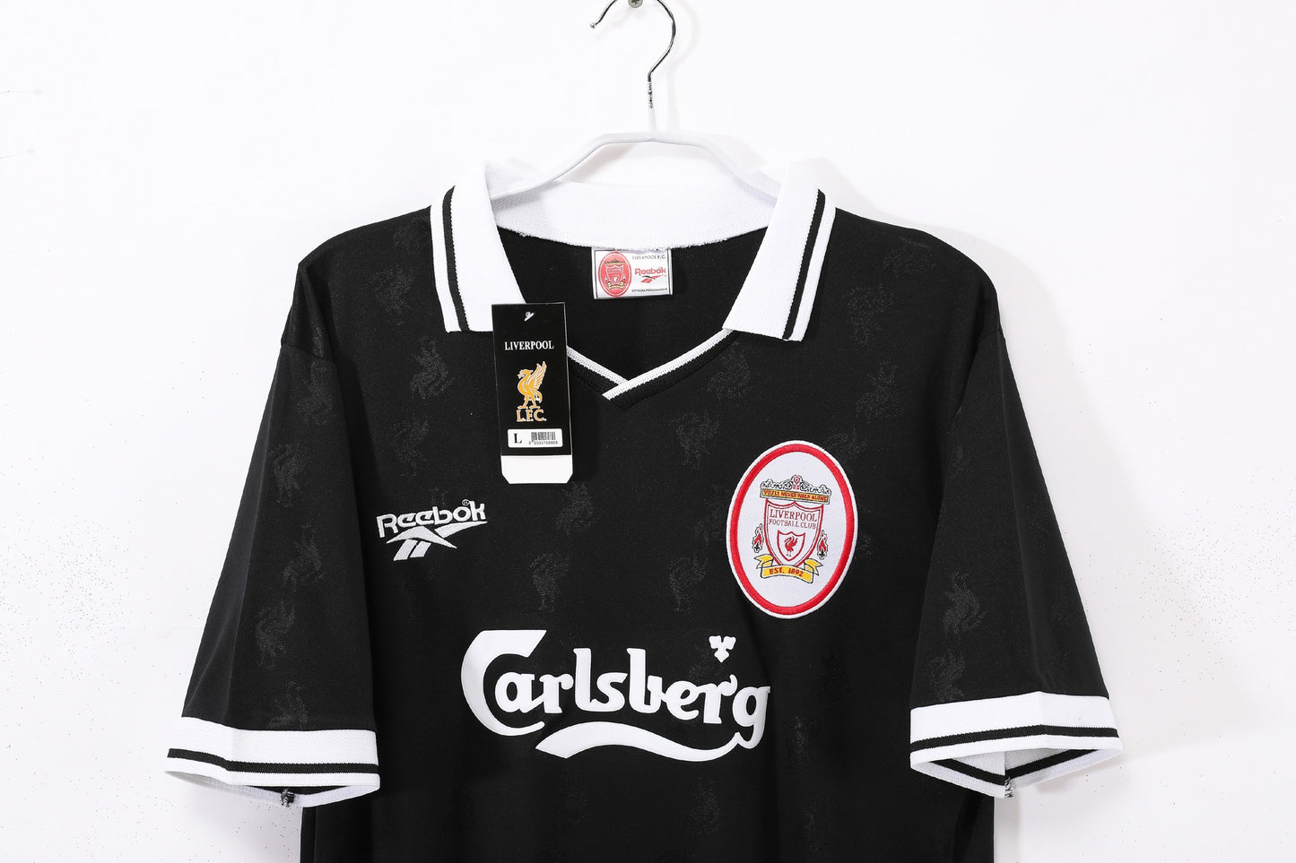 Maillot de Foot Rétro Extérieur Noir Liverpool 1996-1997