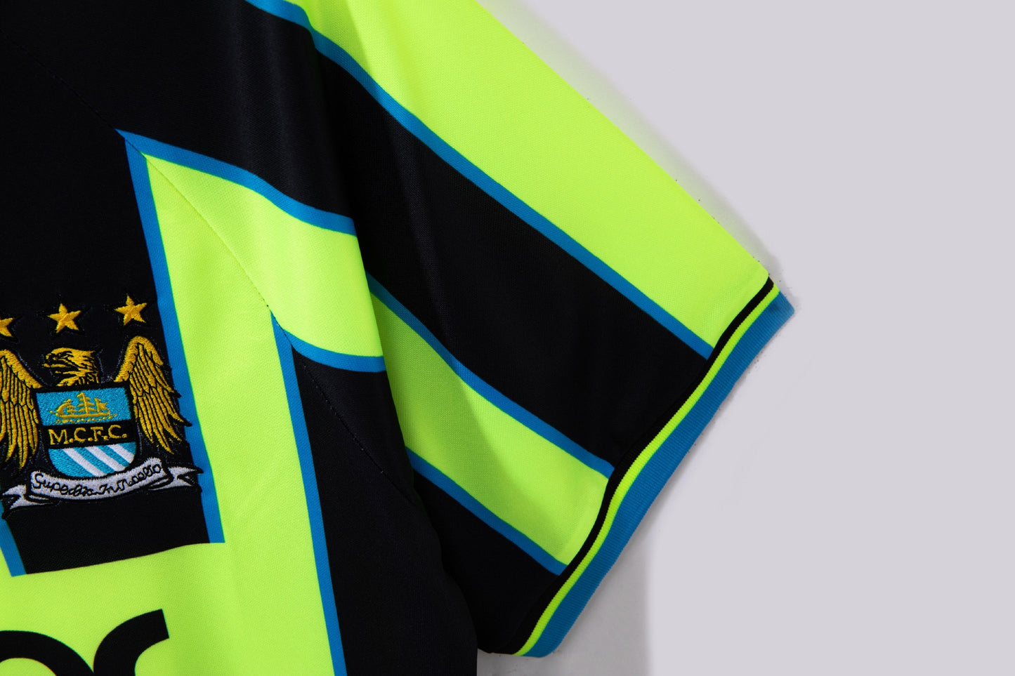 Maillot de football rétro extérieur Manchester City 1998-1999