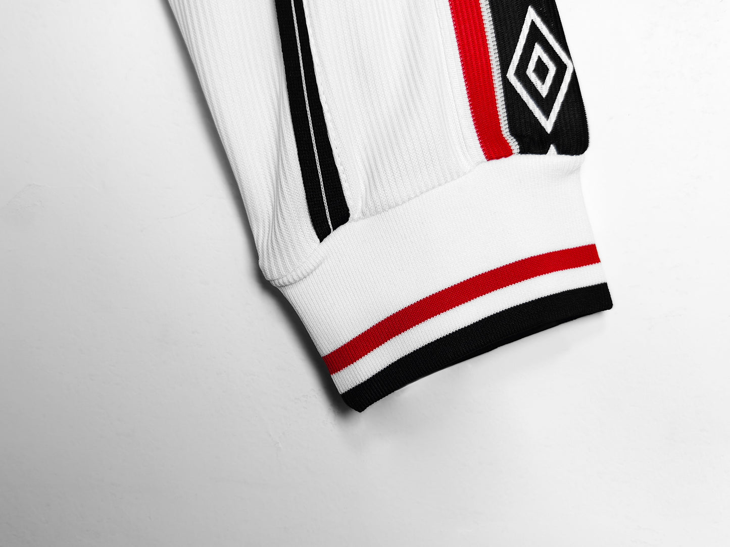 Maillot extérieur blanc à manches longues Manchester United 1998-1999