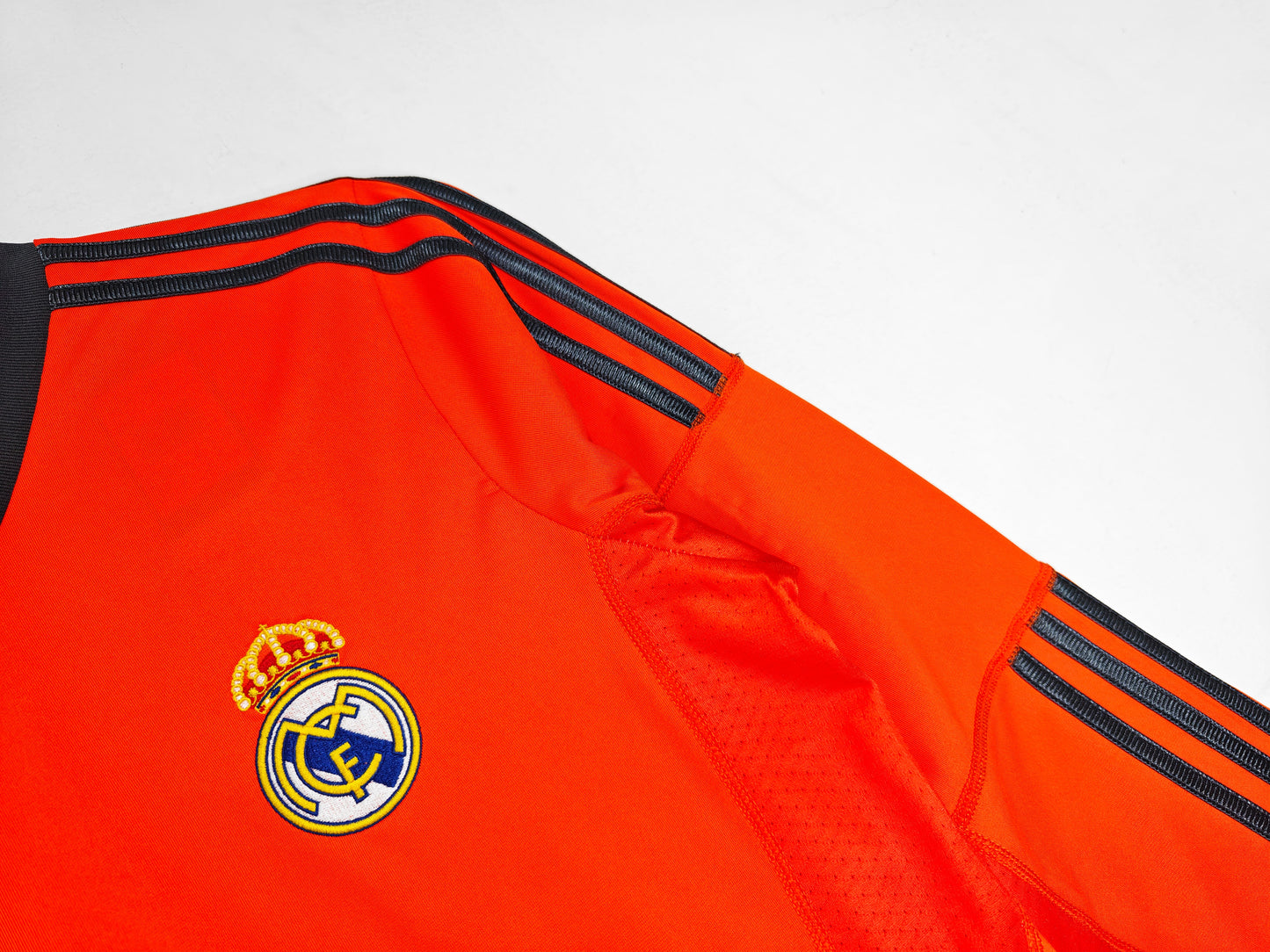 Camiseta Manga Larga Naranja Segunda Equipación Real Madrid 2013-2014