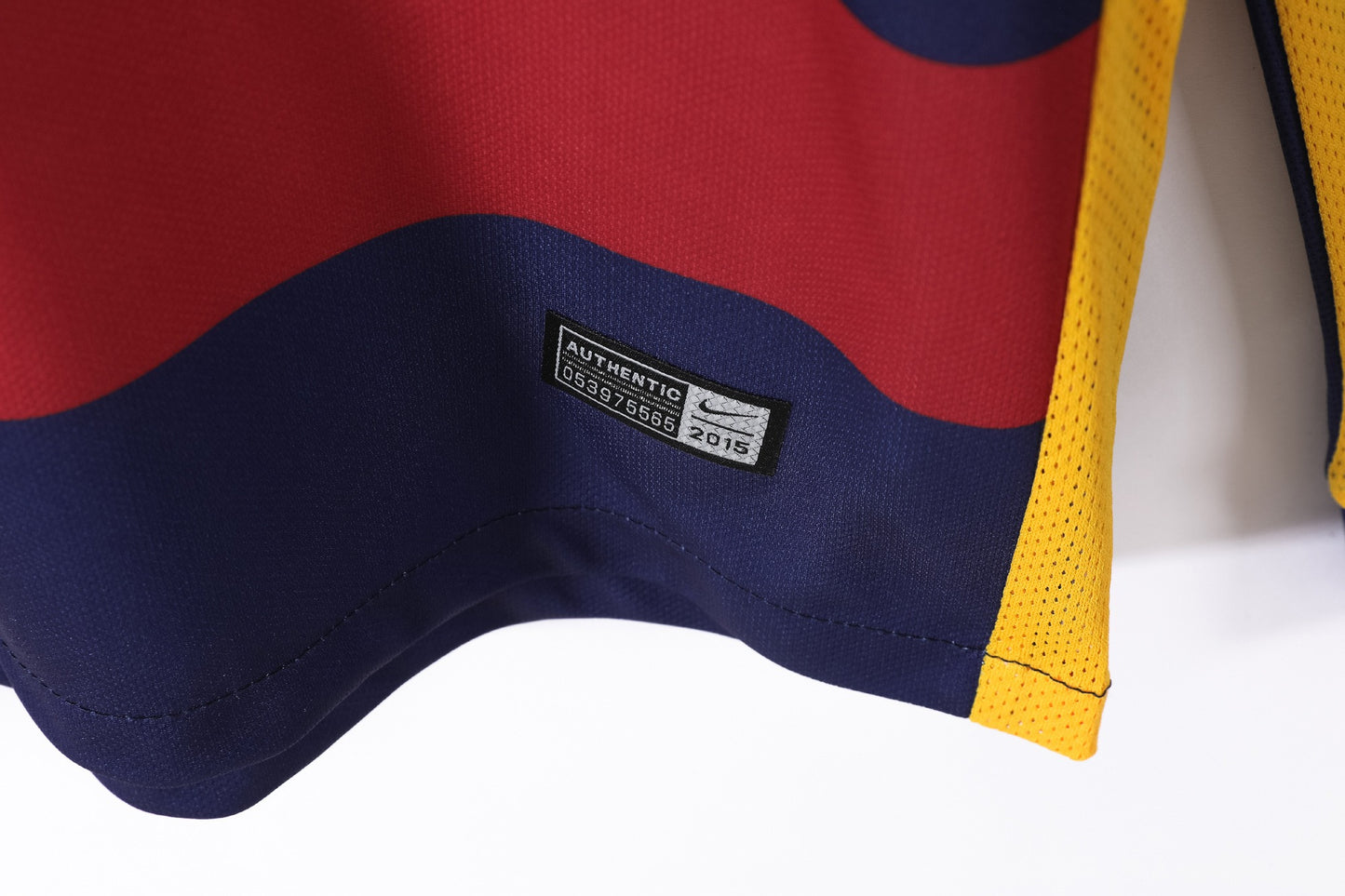 Maillot de football rétro domicile manches longues Barcelone 2015-2016