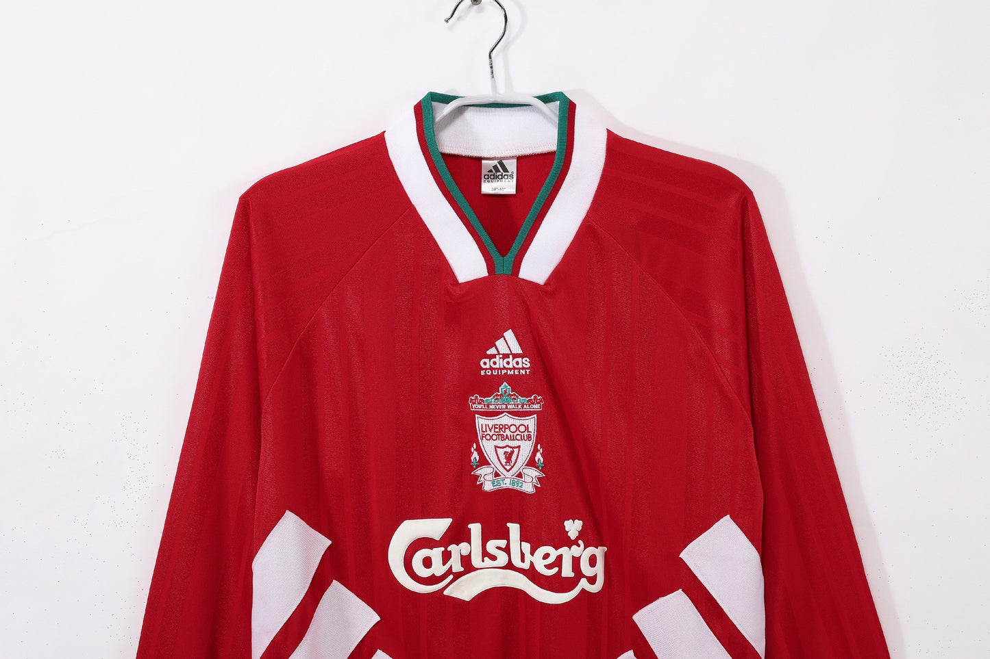 Maillot de foot rétro domicile à manches longues Liverpool 1993-1995
