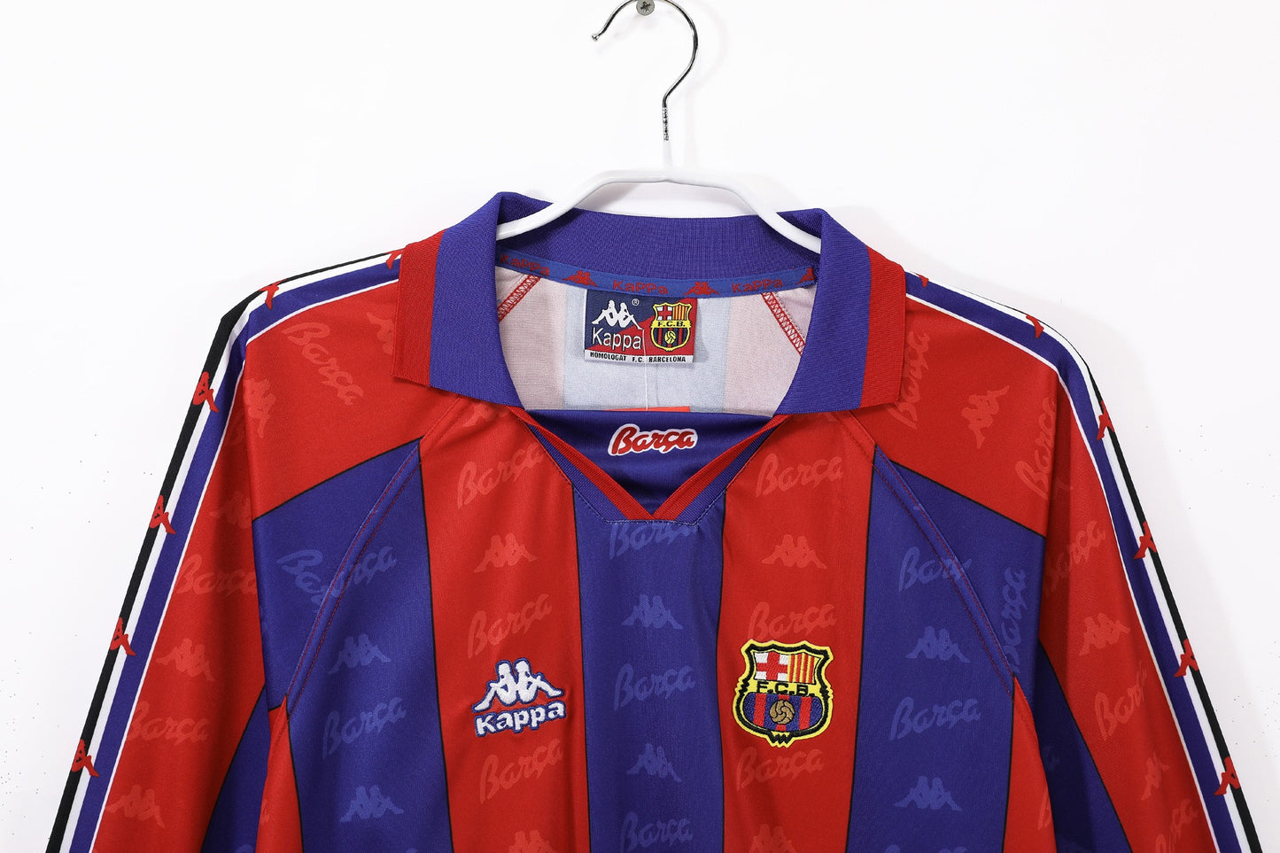 Barcelona 1995-1997 Home Long Sleeve Retro Football Shirt