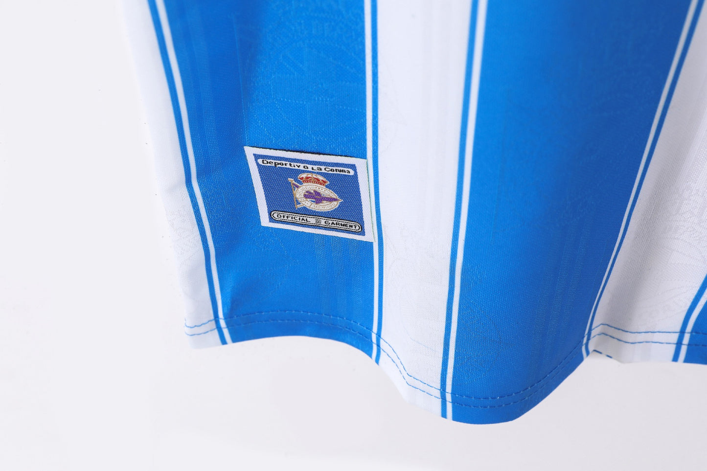 Deportivo La Coruña 1997-1998 Home Albiceleste Retro Football Shirt