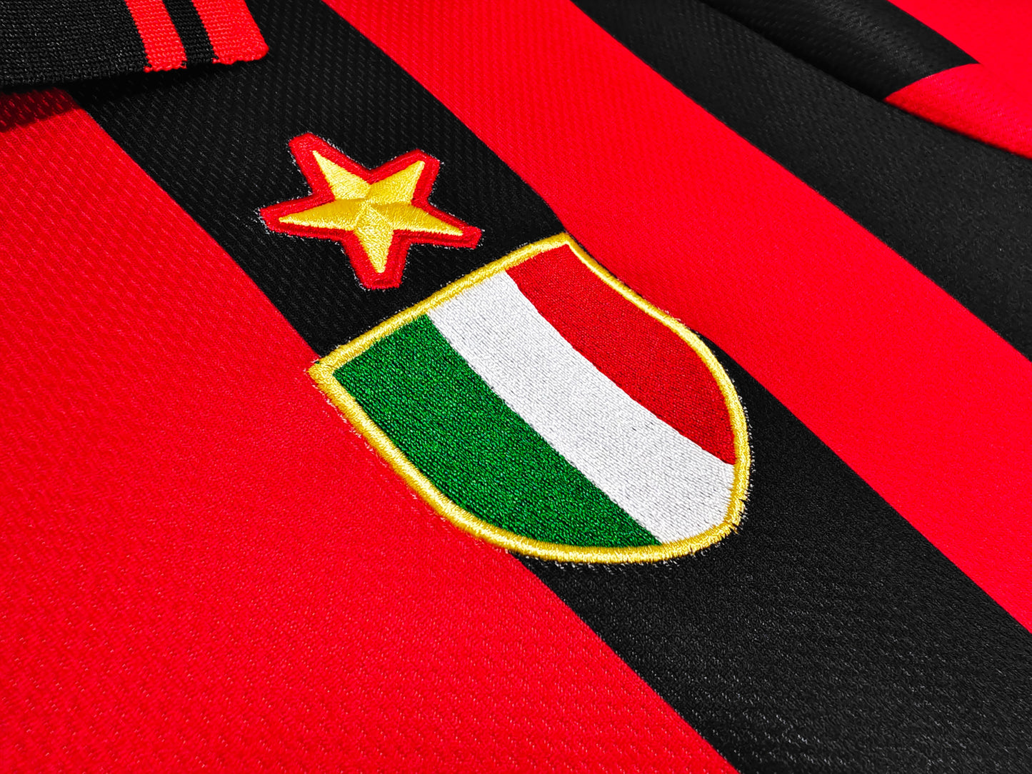 AC Milan 1996-1997 Home Retro Football Shirt