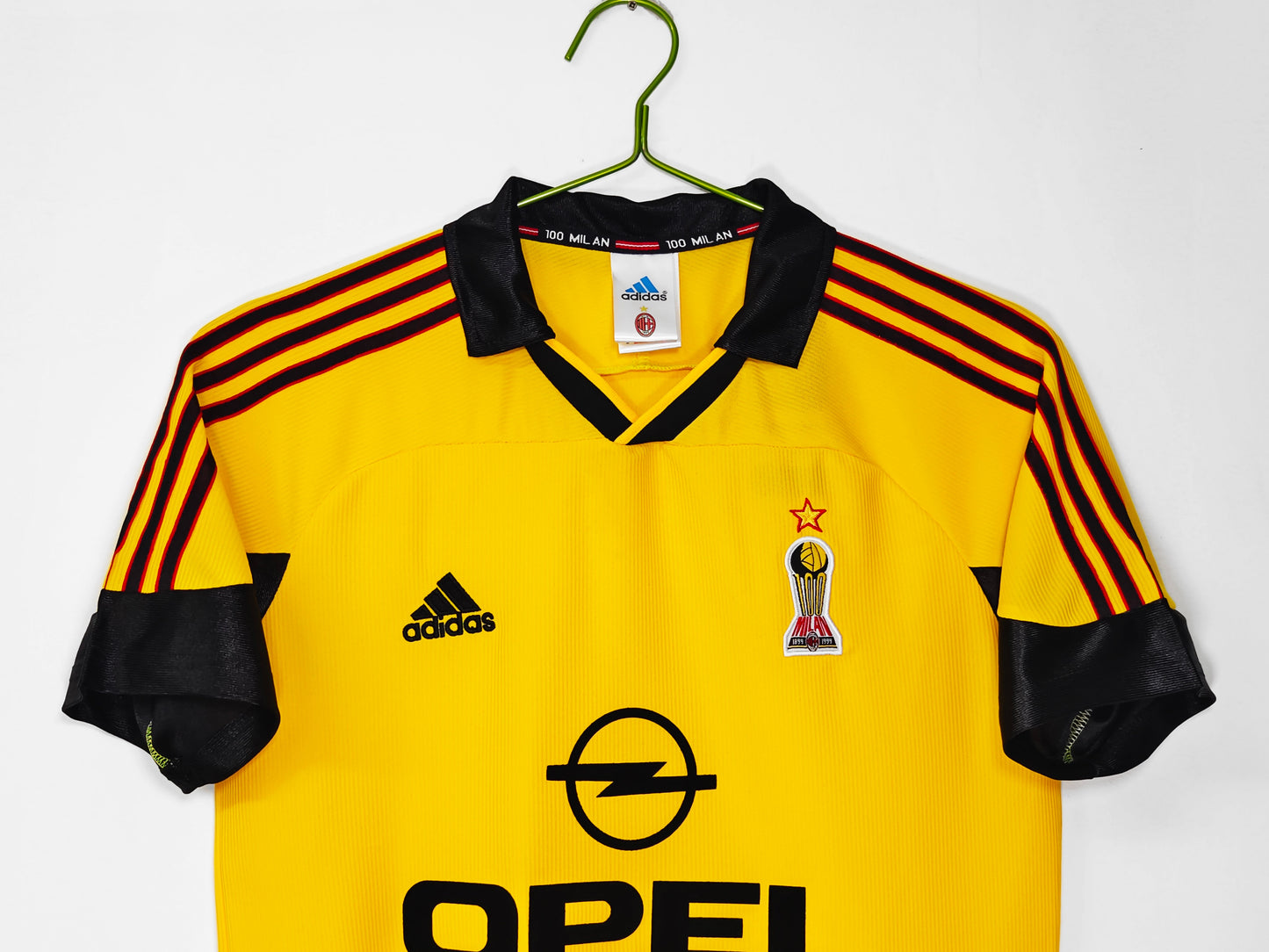 AC Milan 1999-2000 Away Yellow Jersey