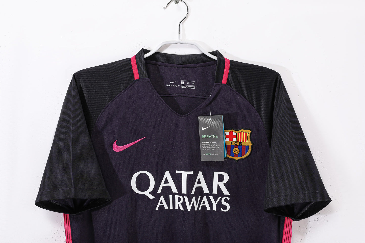 Barcelona 2016-2017 Away Purple Retro Football Shirt