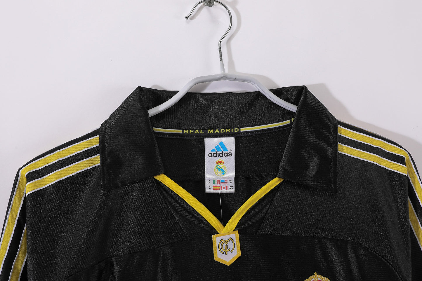 Camiseta de manga larga de visitante del Real Madrid 1999-2001